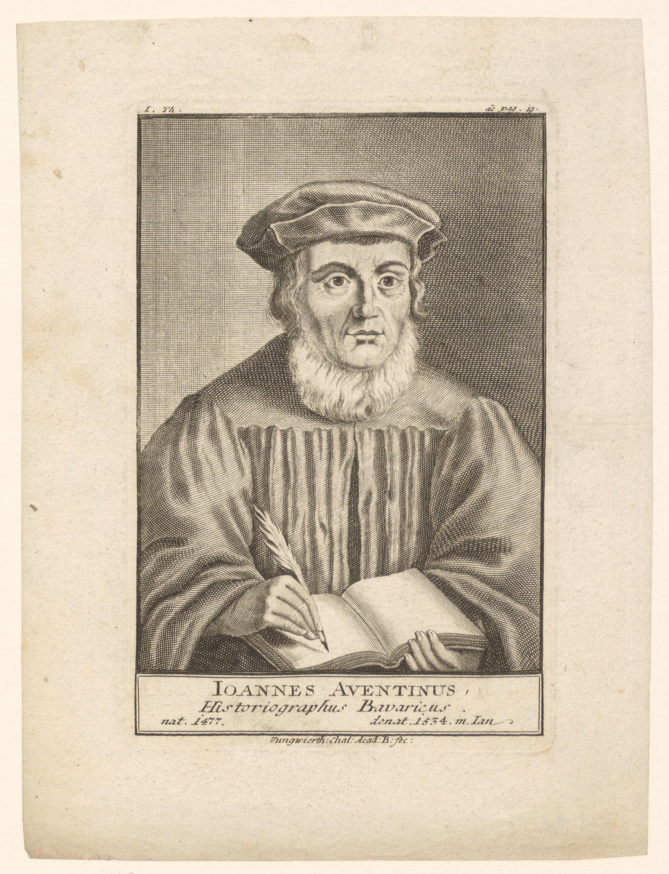 Portret van Johannes Aventinus