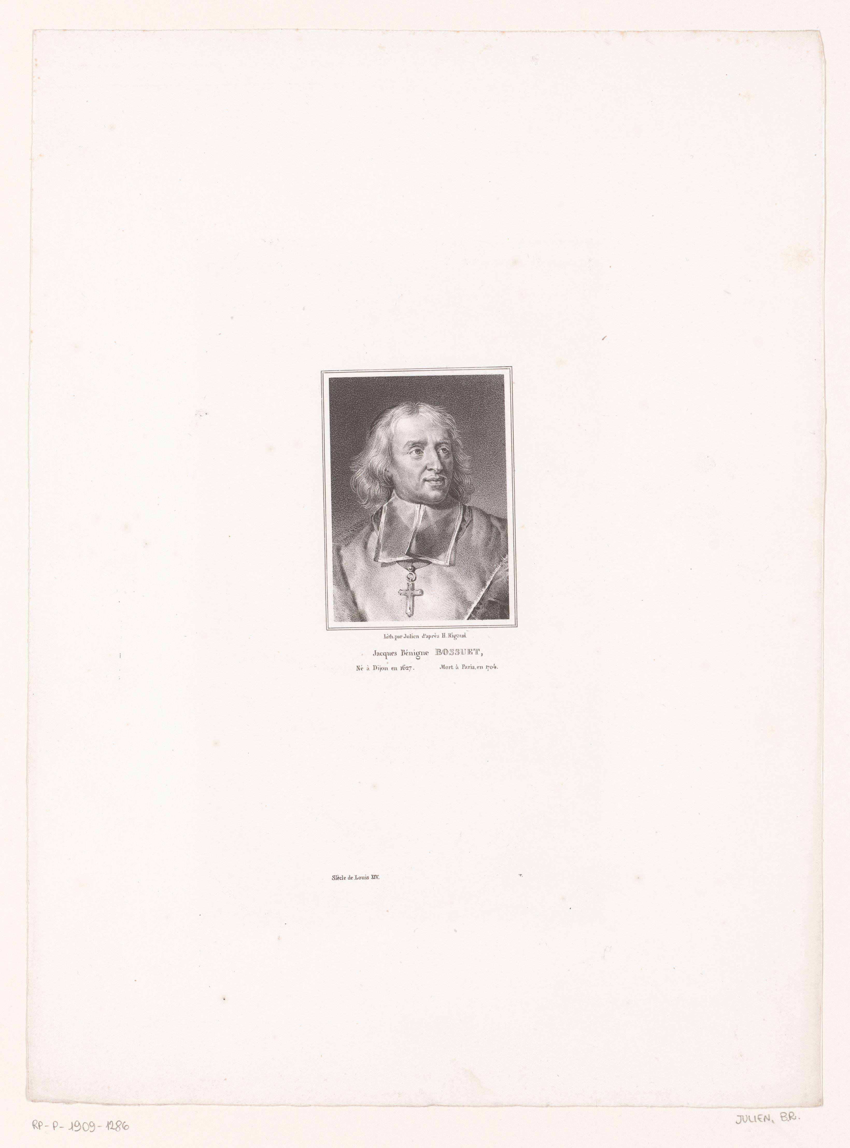 Portret van Jacques-Bénigne Bossuet
