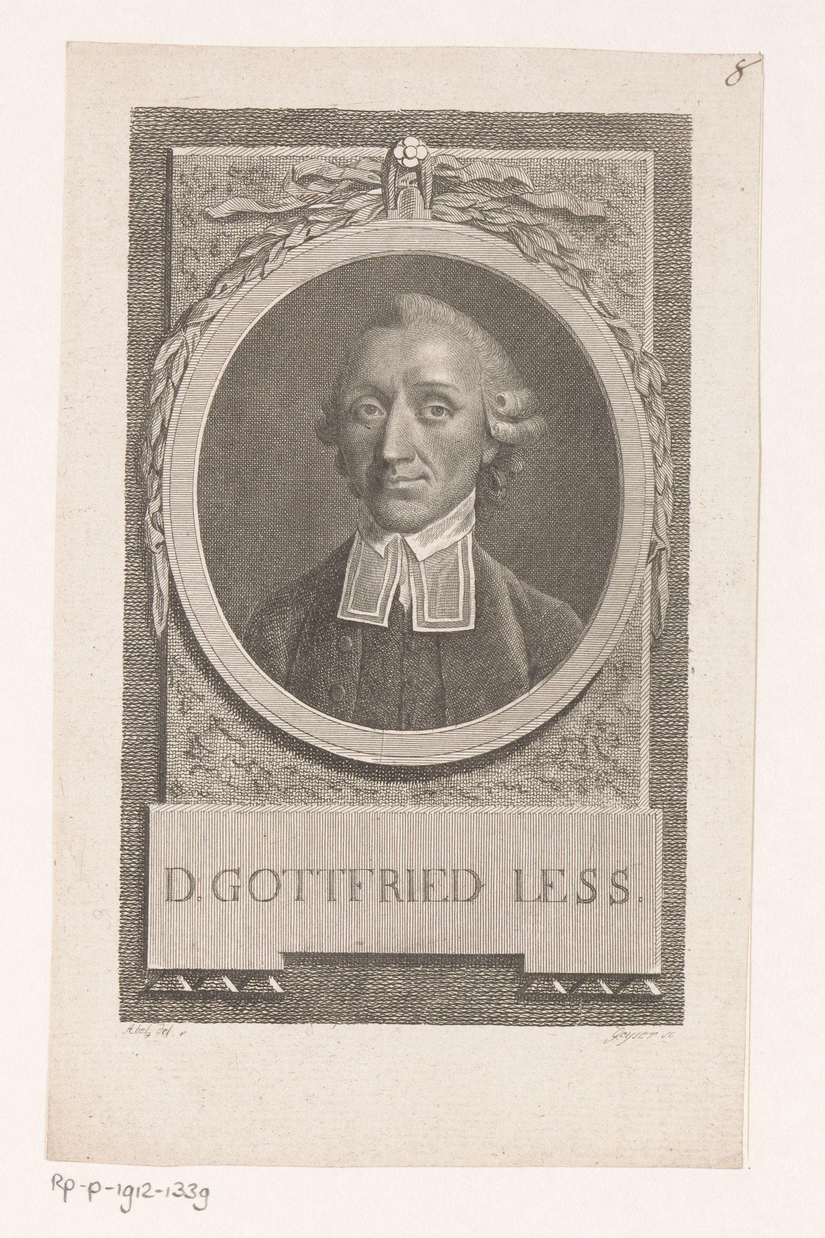 Portret van Gottfried Less