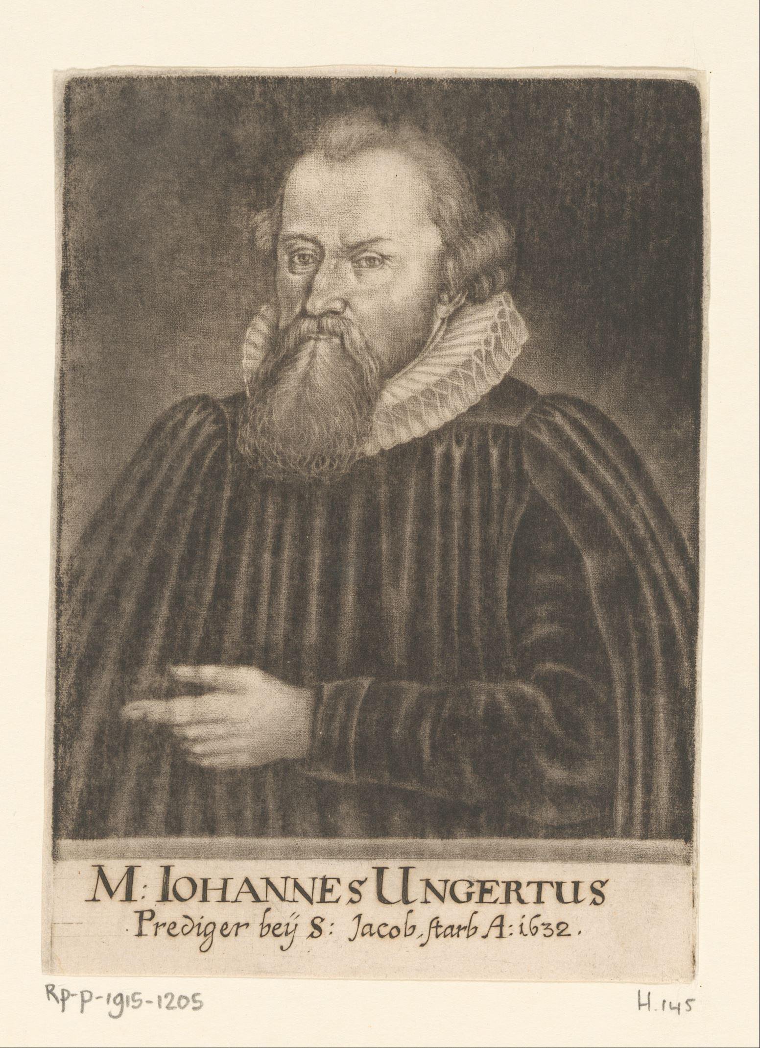 Portret van Johann Ungert