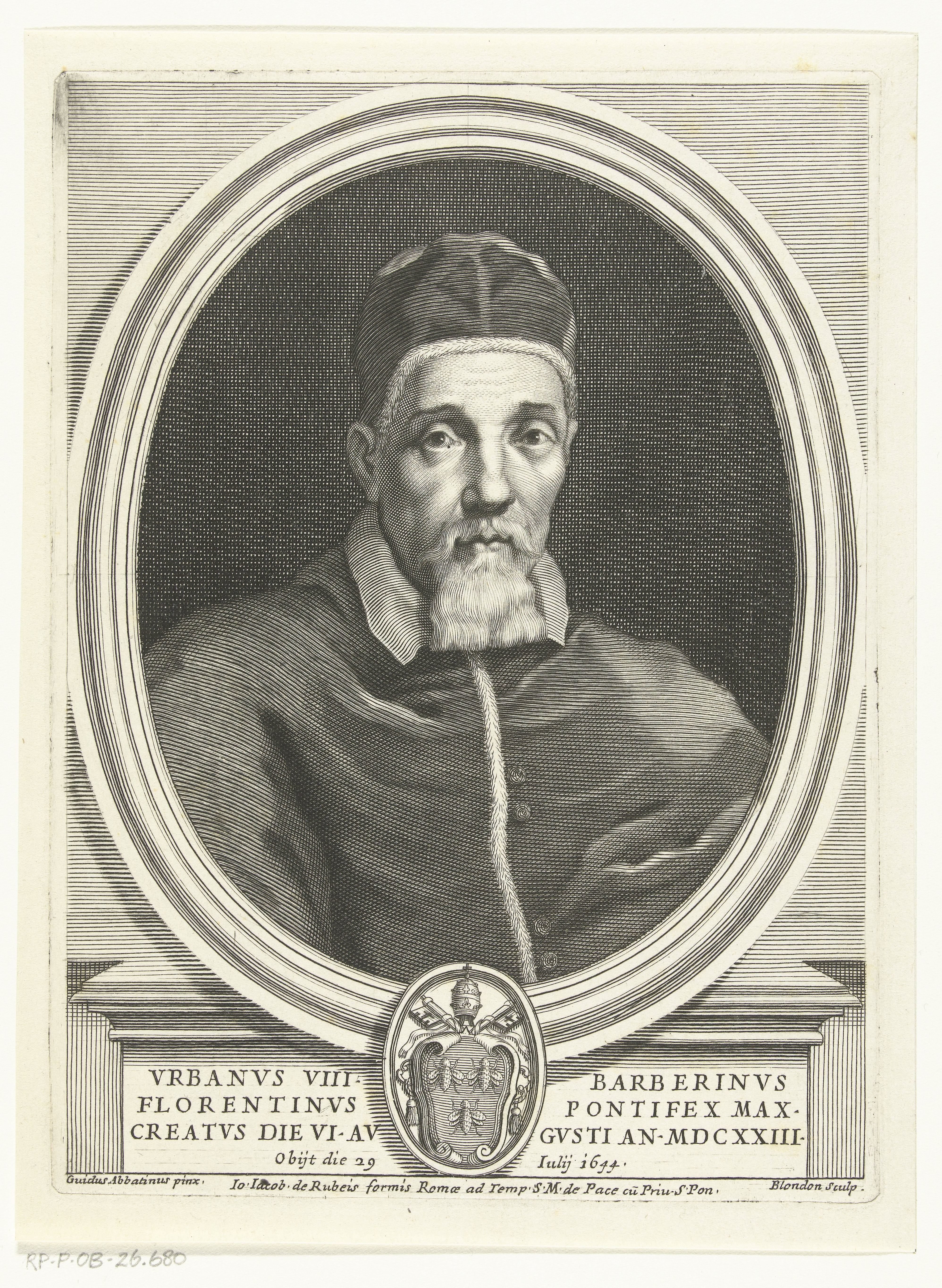 Portret van Paus Urbanus VIII
