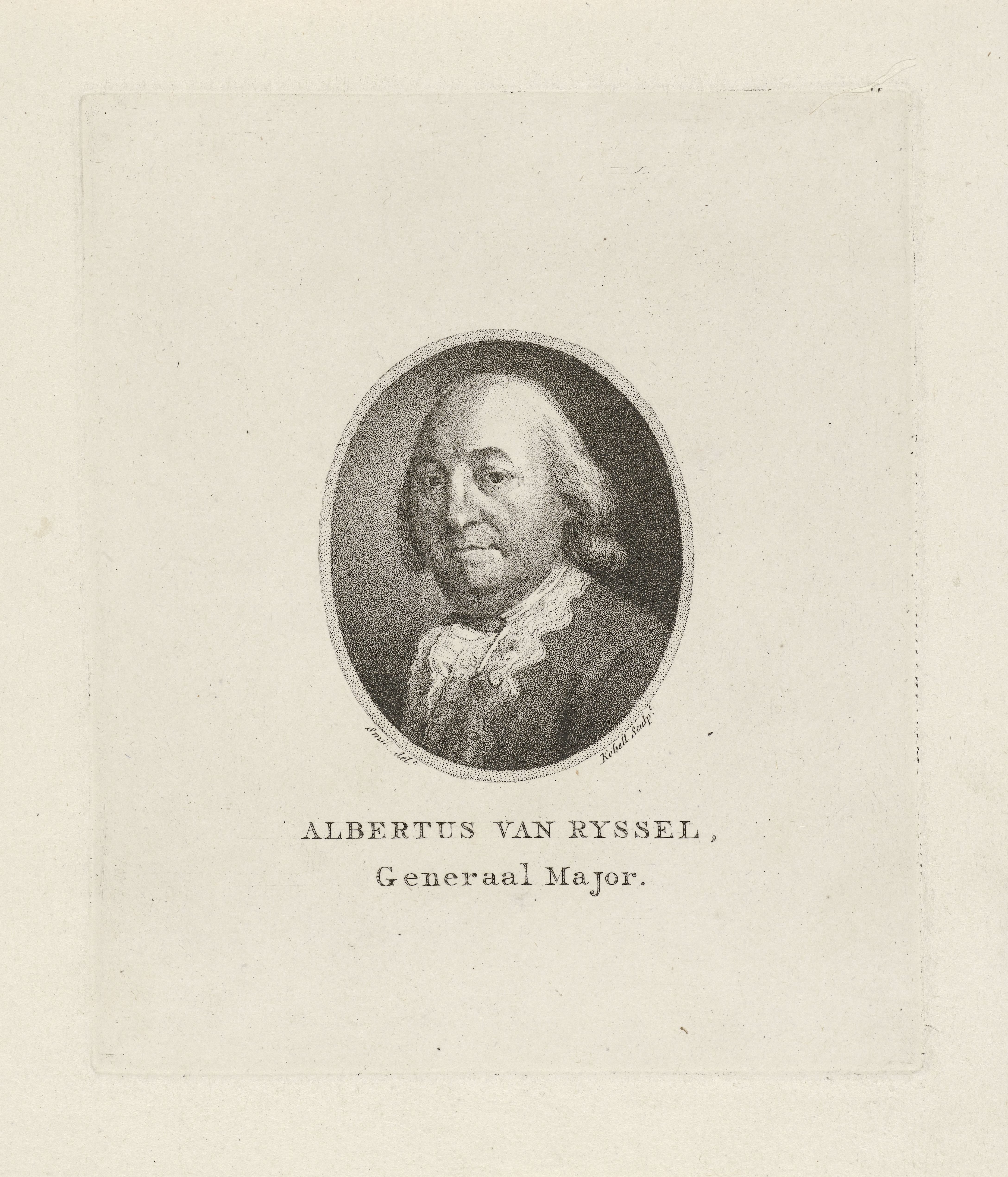 Portret van Albert van Ryssel