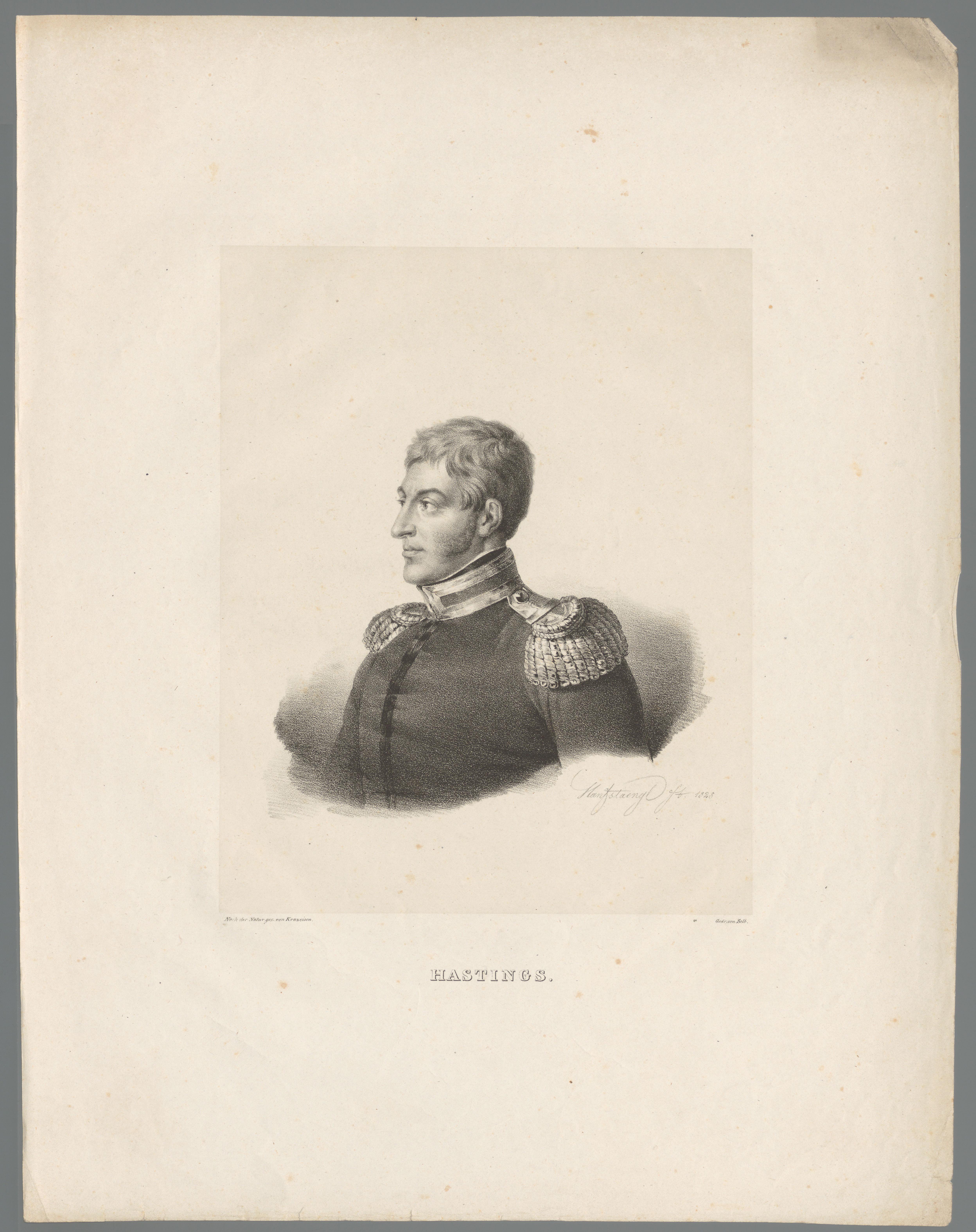 Portret van Frank Abney Hastings