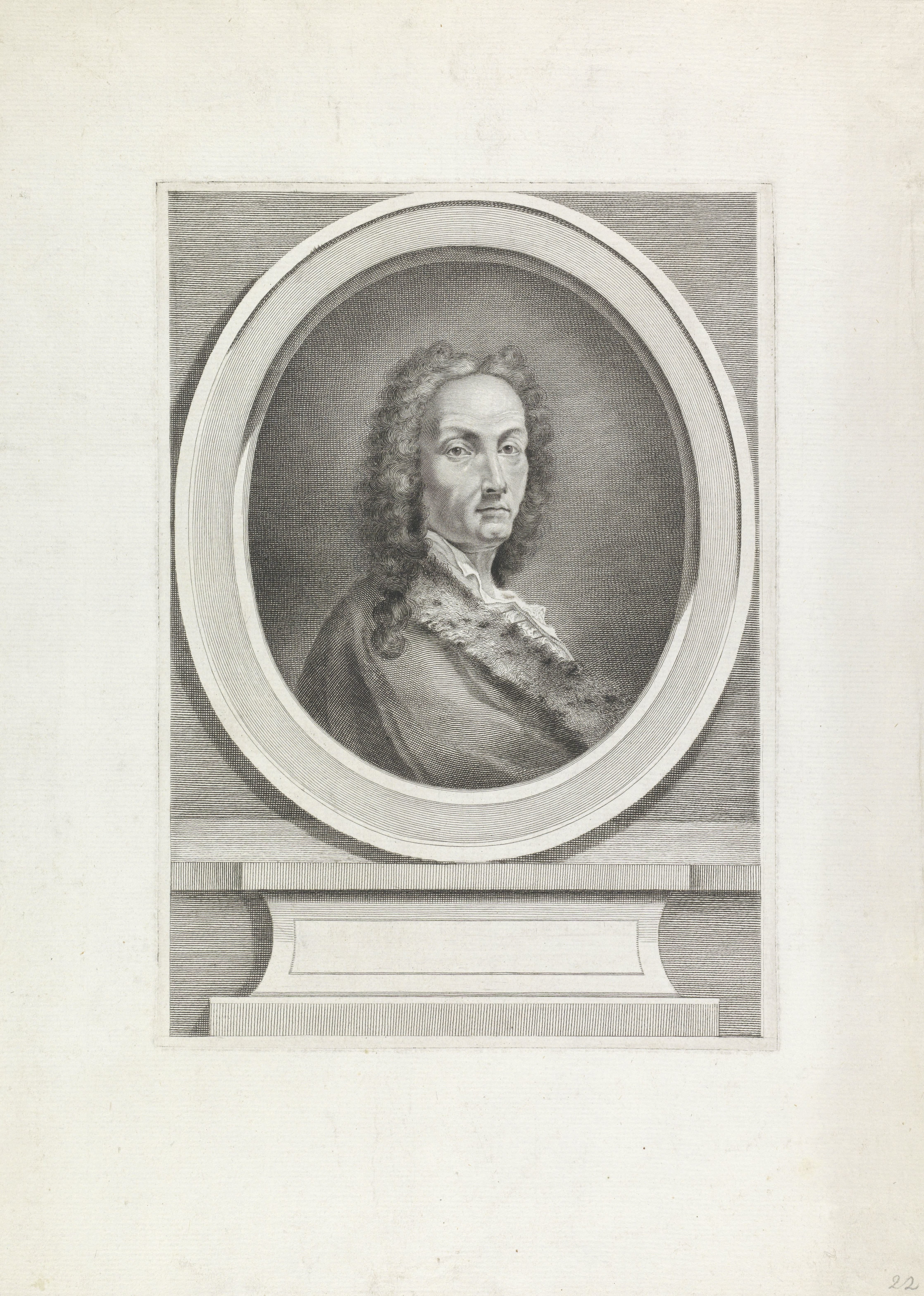 Portret van schilder Giovanni Battista Piazzetta
