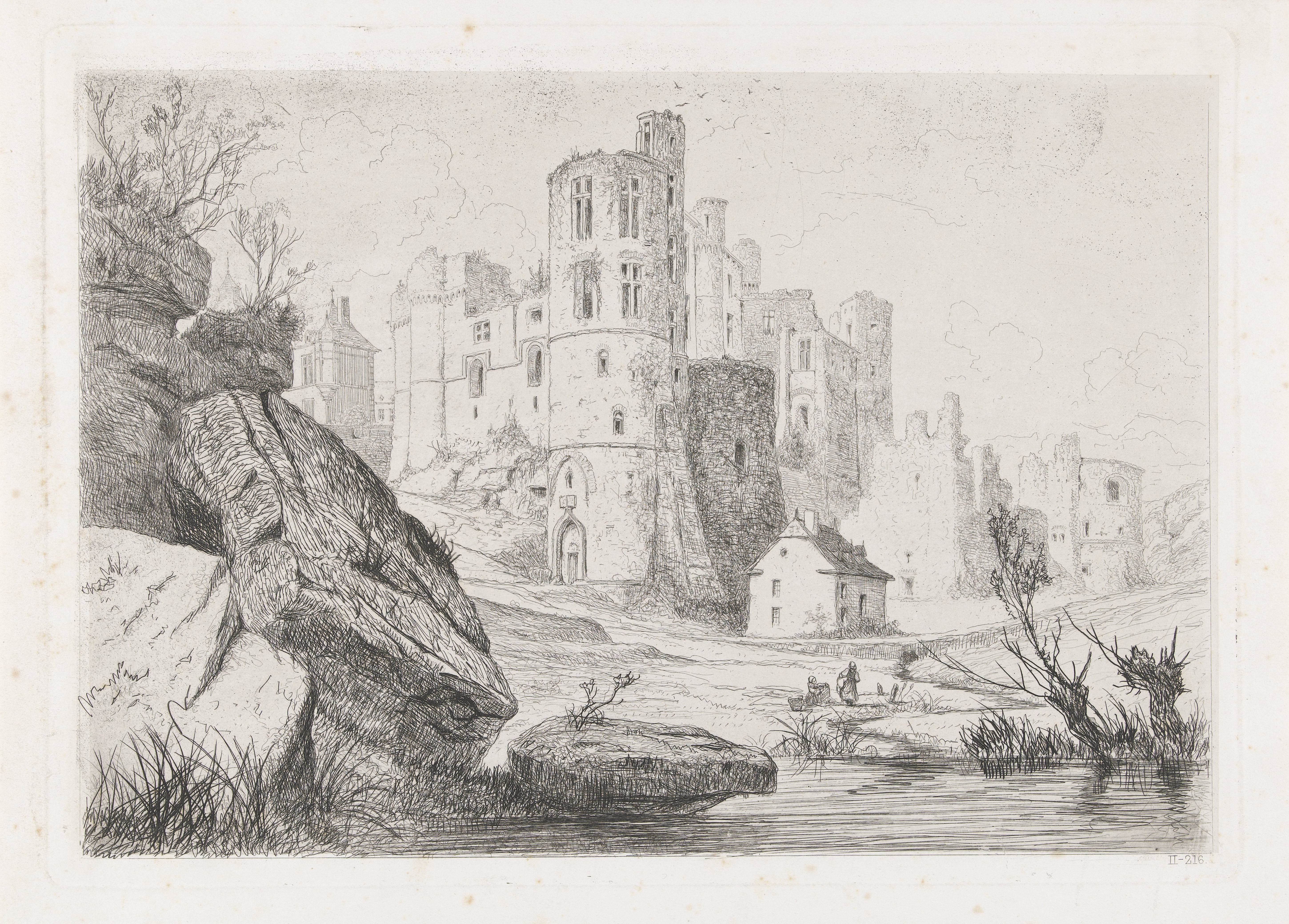 Ruïne van het kasteel van Beaufort