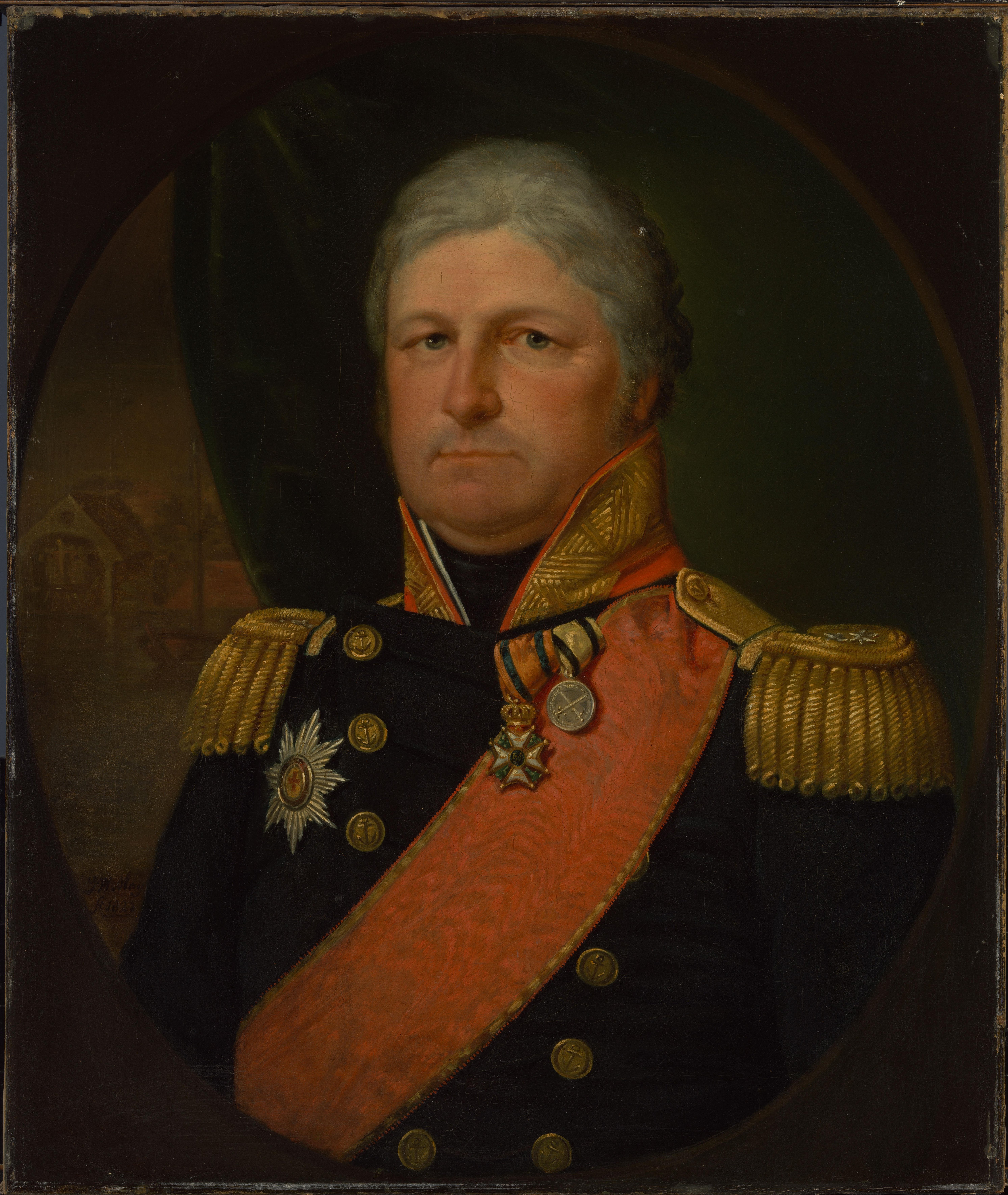 Portrait of Rear-Admiral Job Seaburne May
