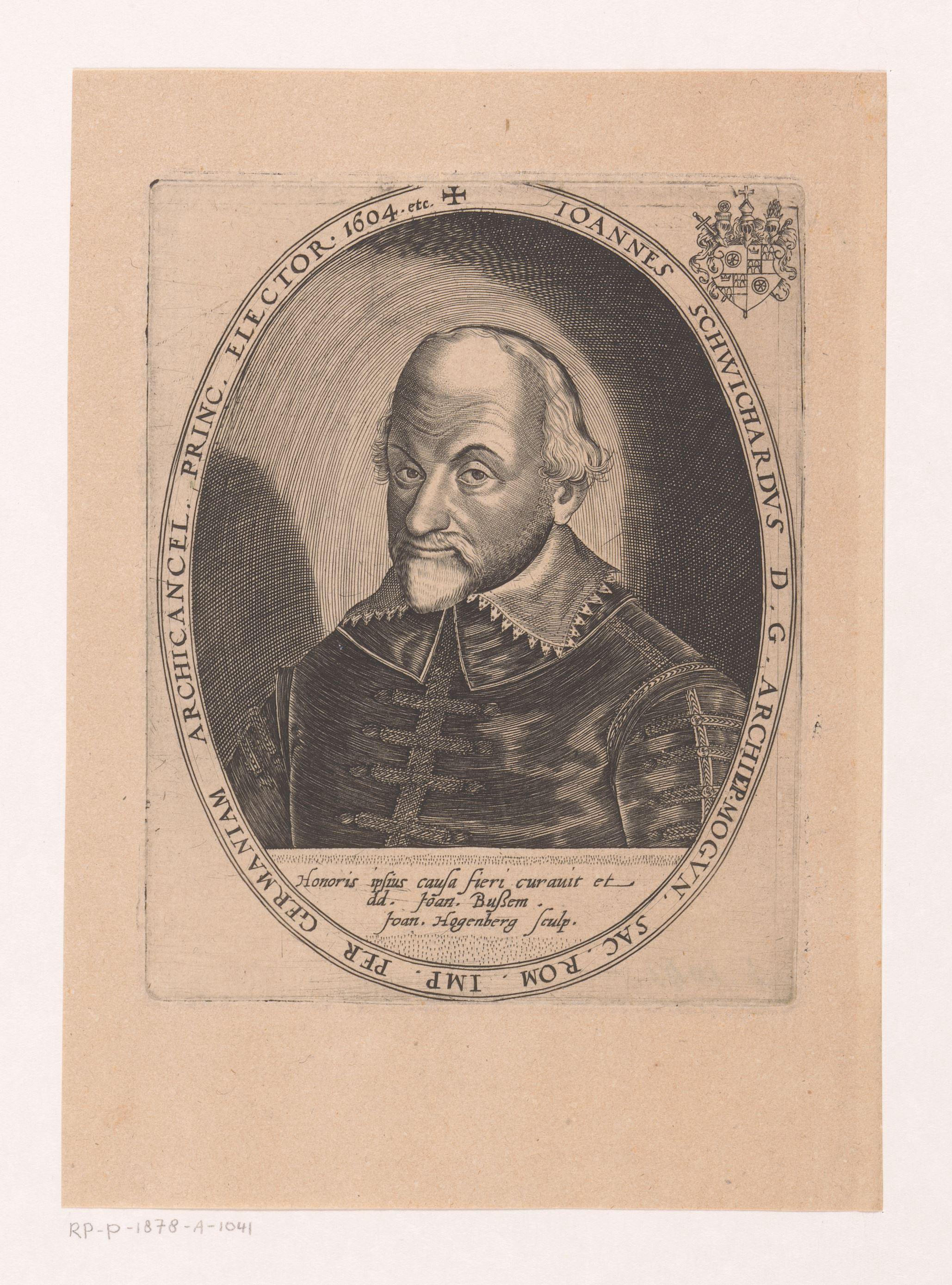 Portret van Johann Schweikhard von Kronberg