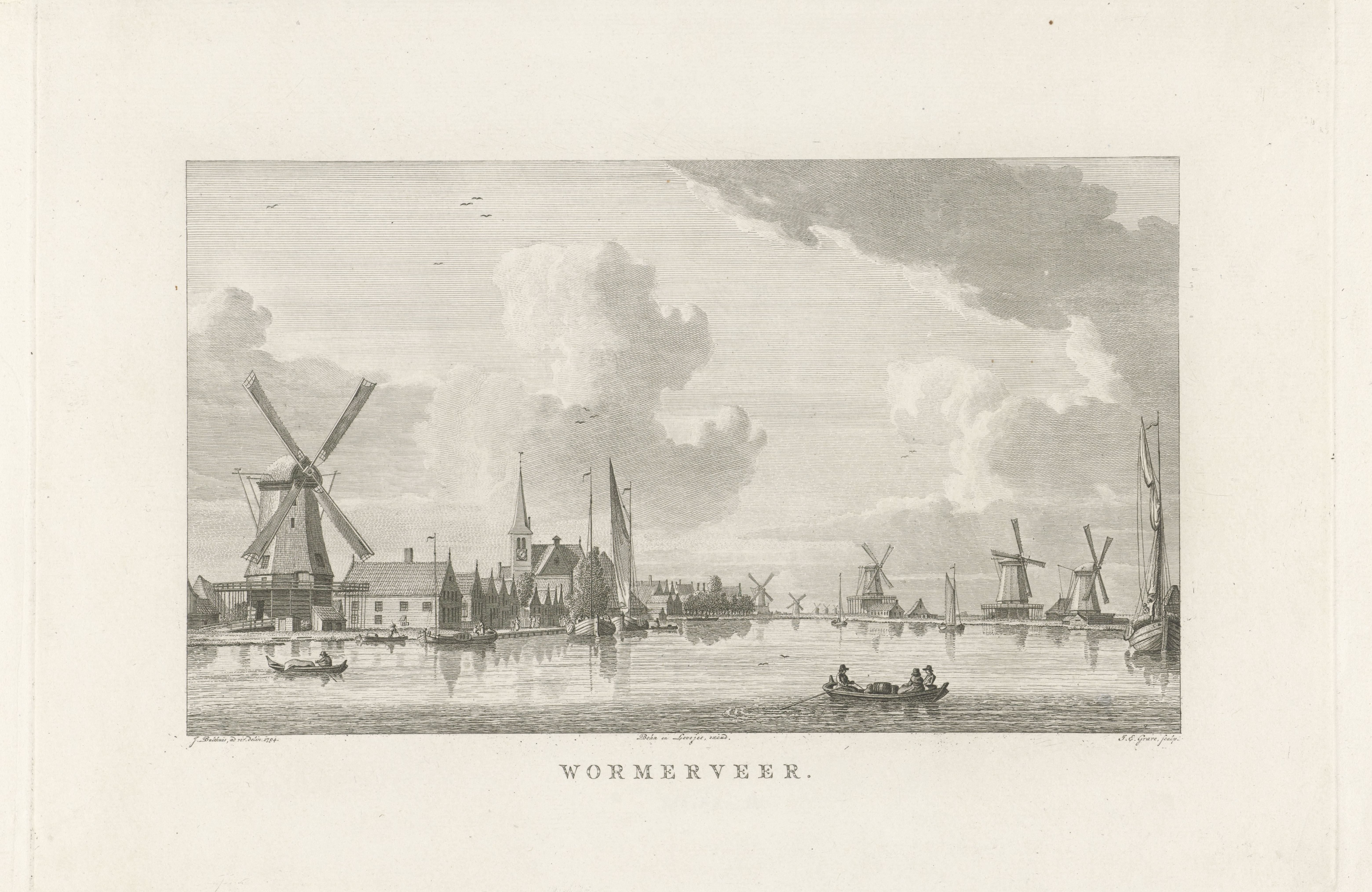 Gezicht op Wormerveer