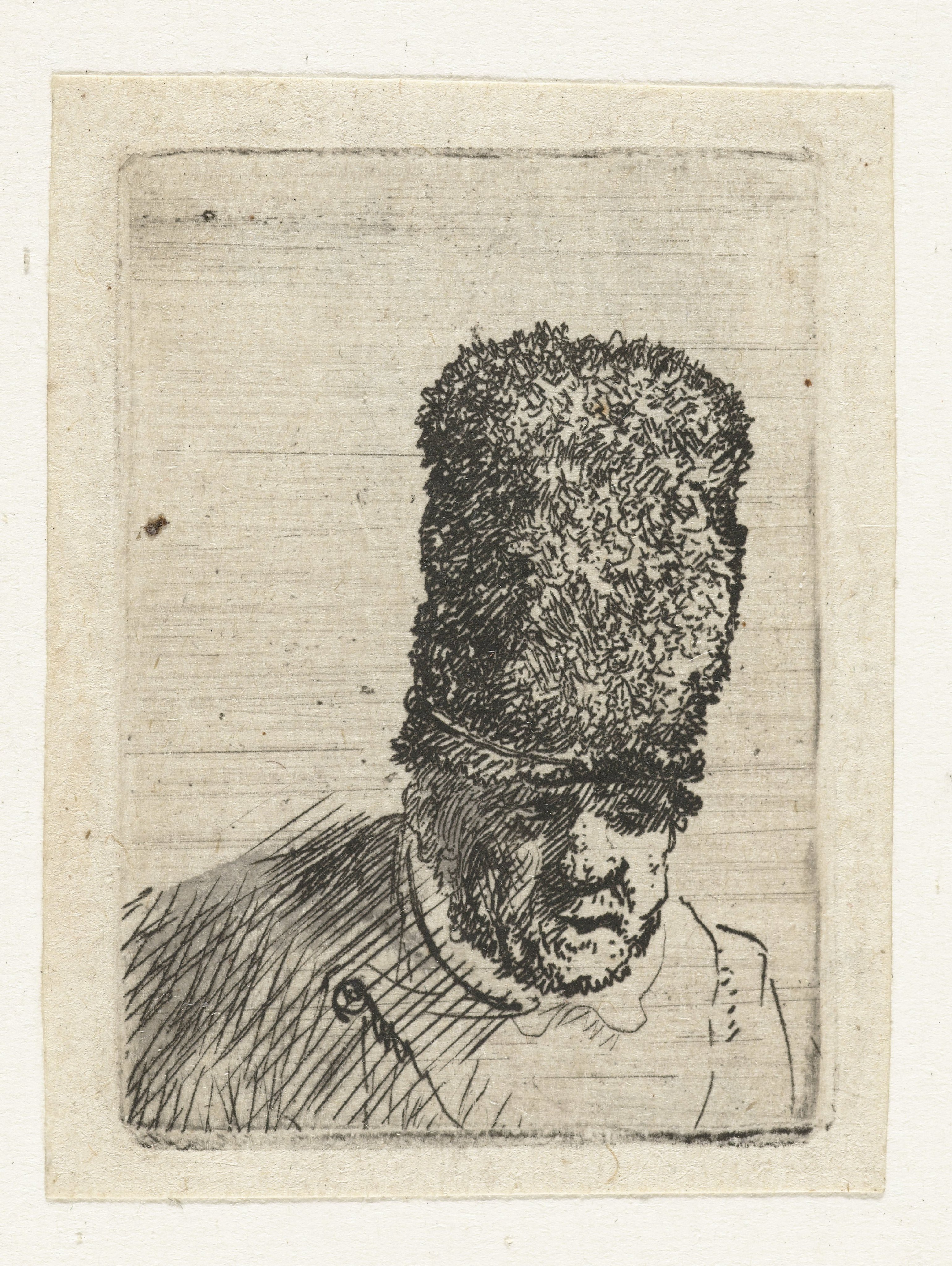 Head of an Old Man in a High Fur Hat