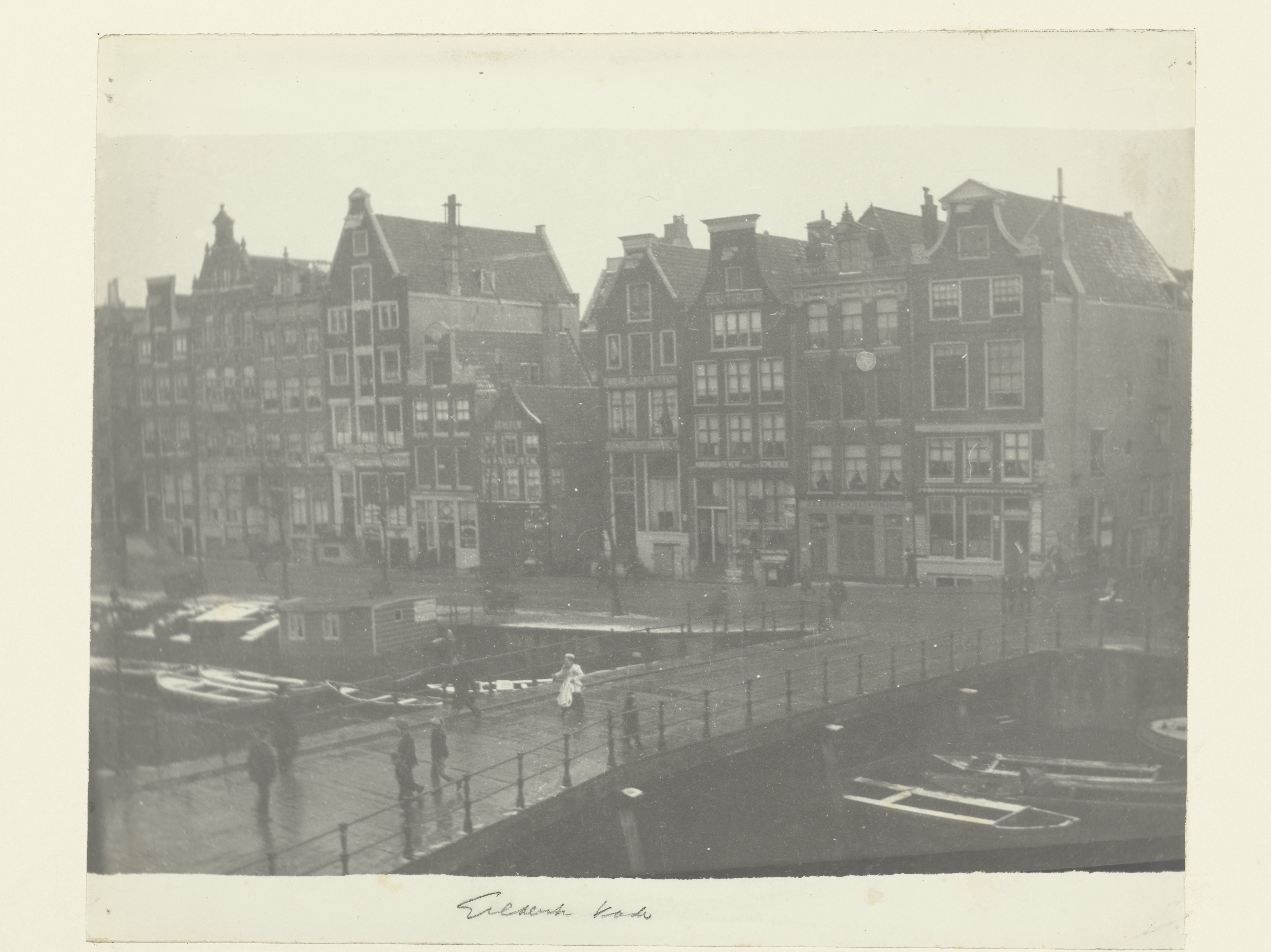 View of Geldersekade in Amsterdam