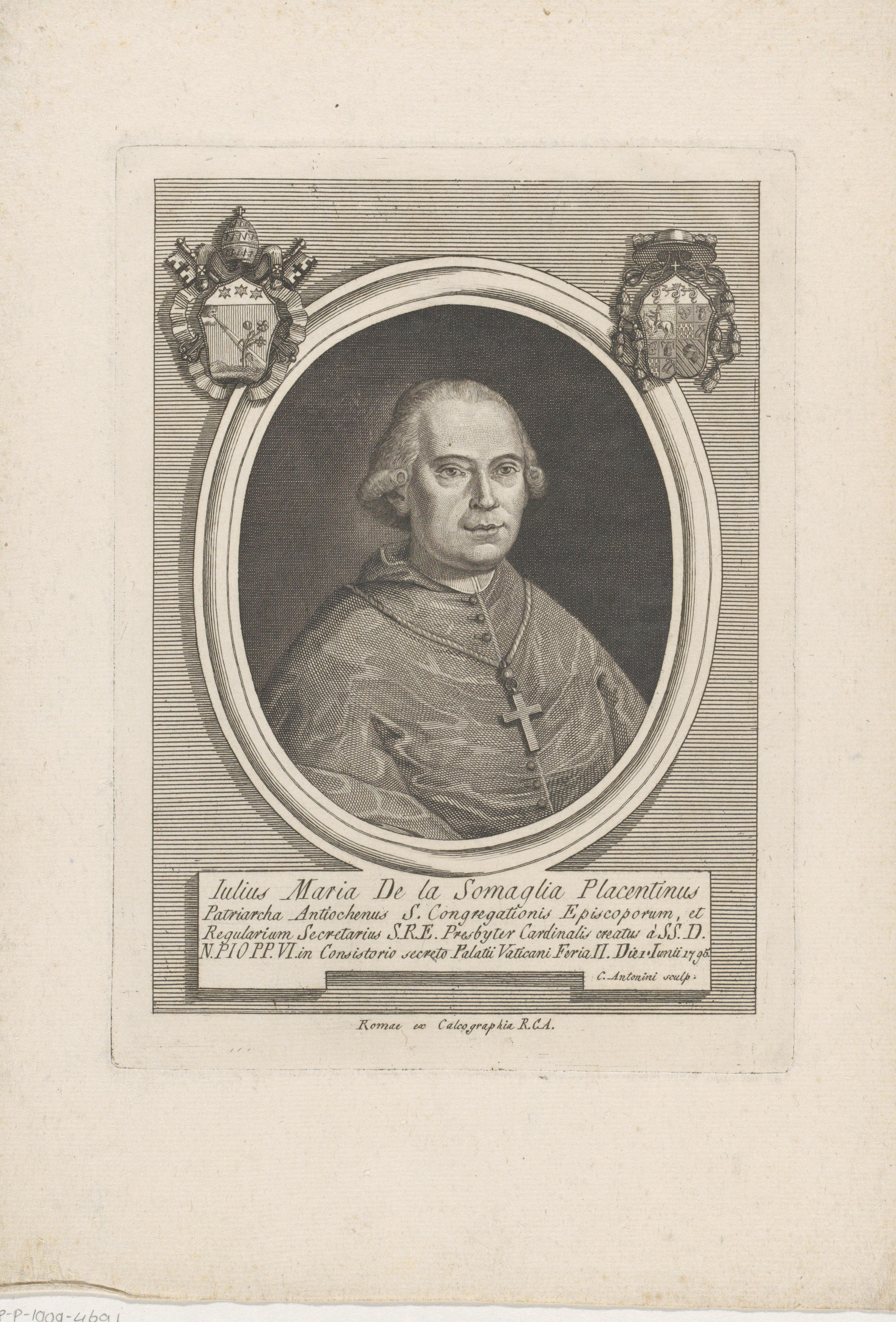 Portret van kardinaal Giulio Maria della Somaglia