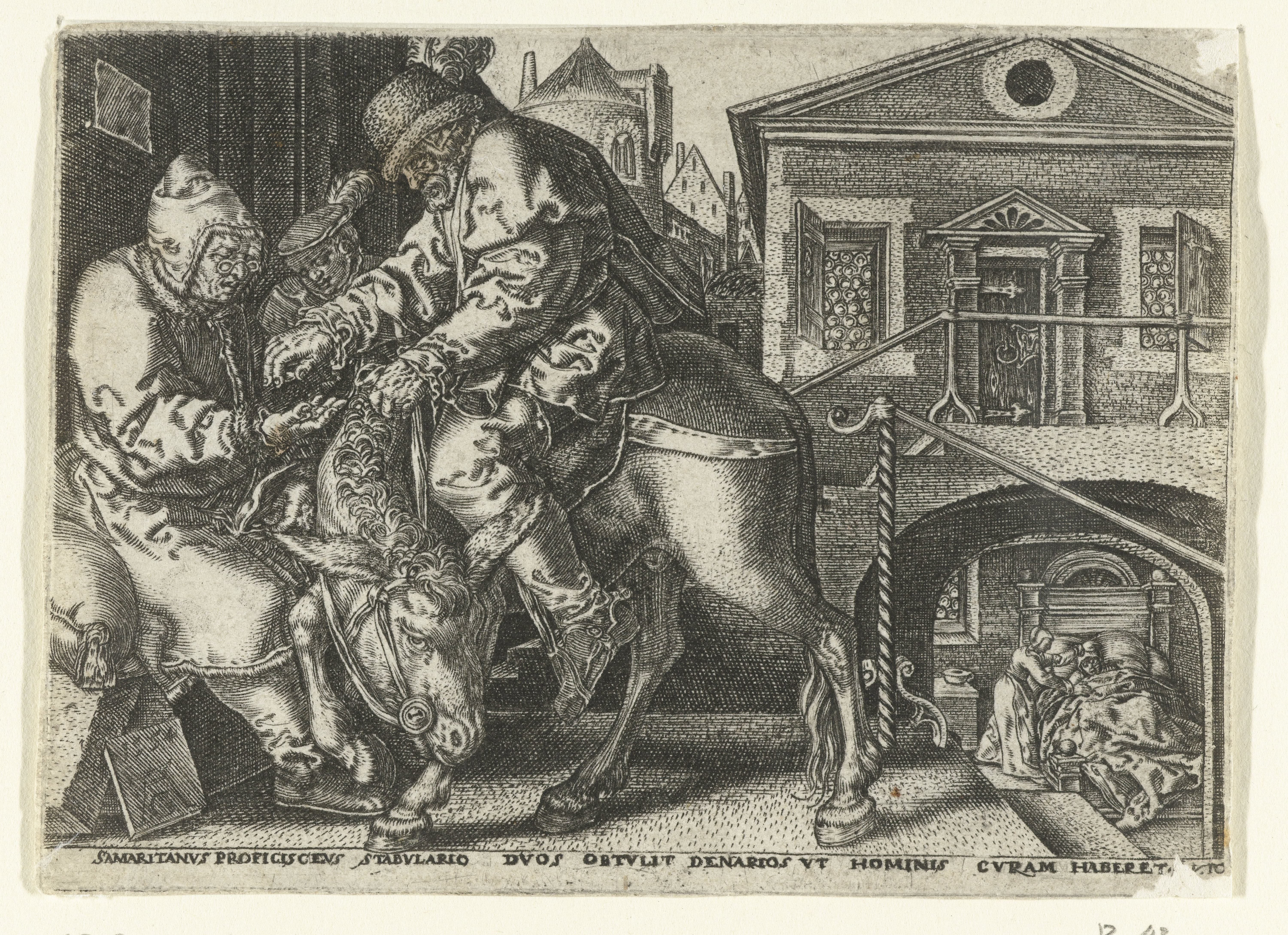 Barmhartige Samaritaan betaalt de herbergier