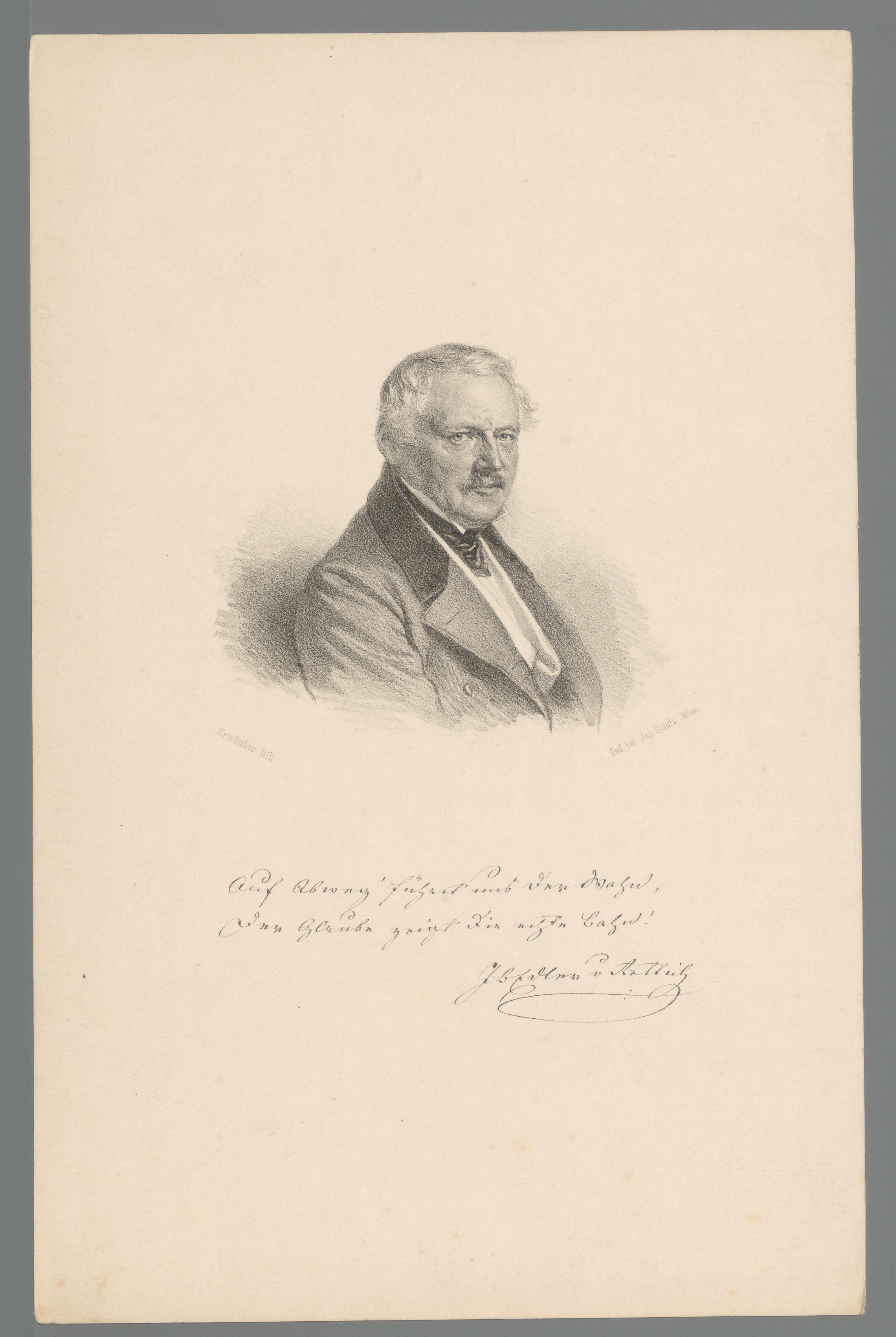 Portret van Johann Baptist von Rettich