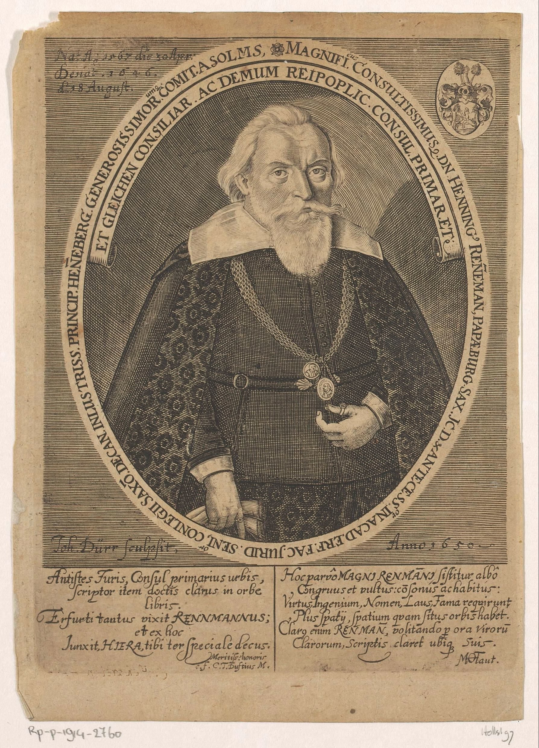Portret van Henning Rennemann