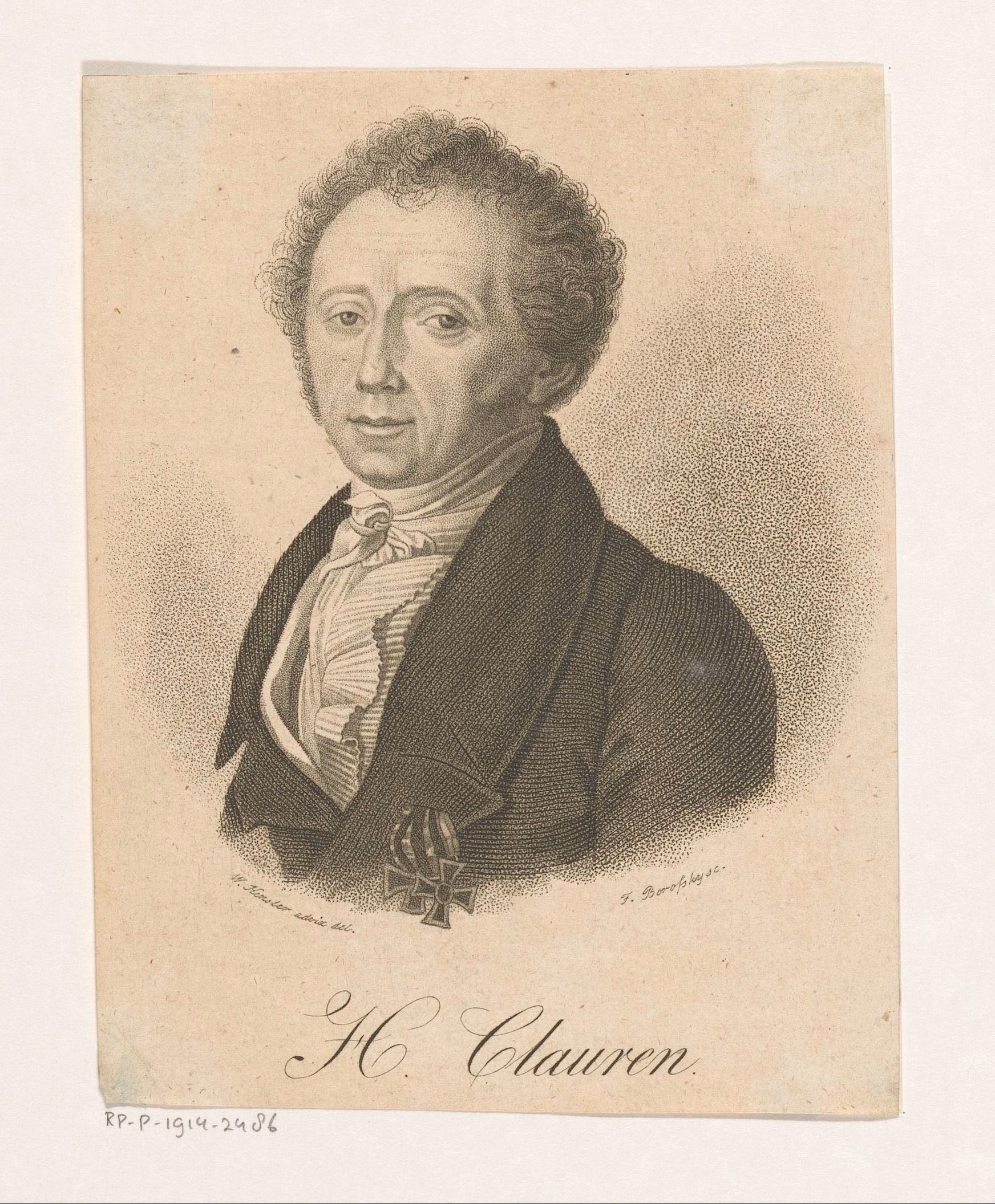 Portret van Heinrich Clauren