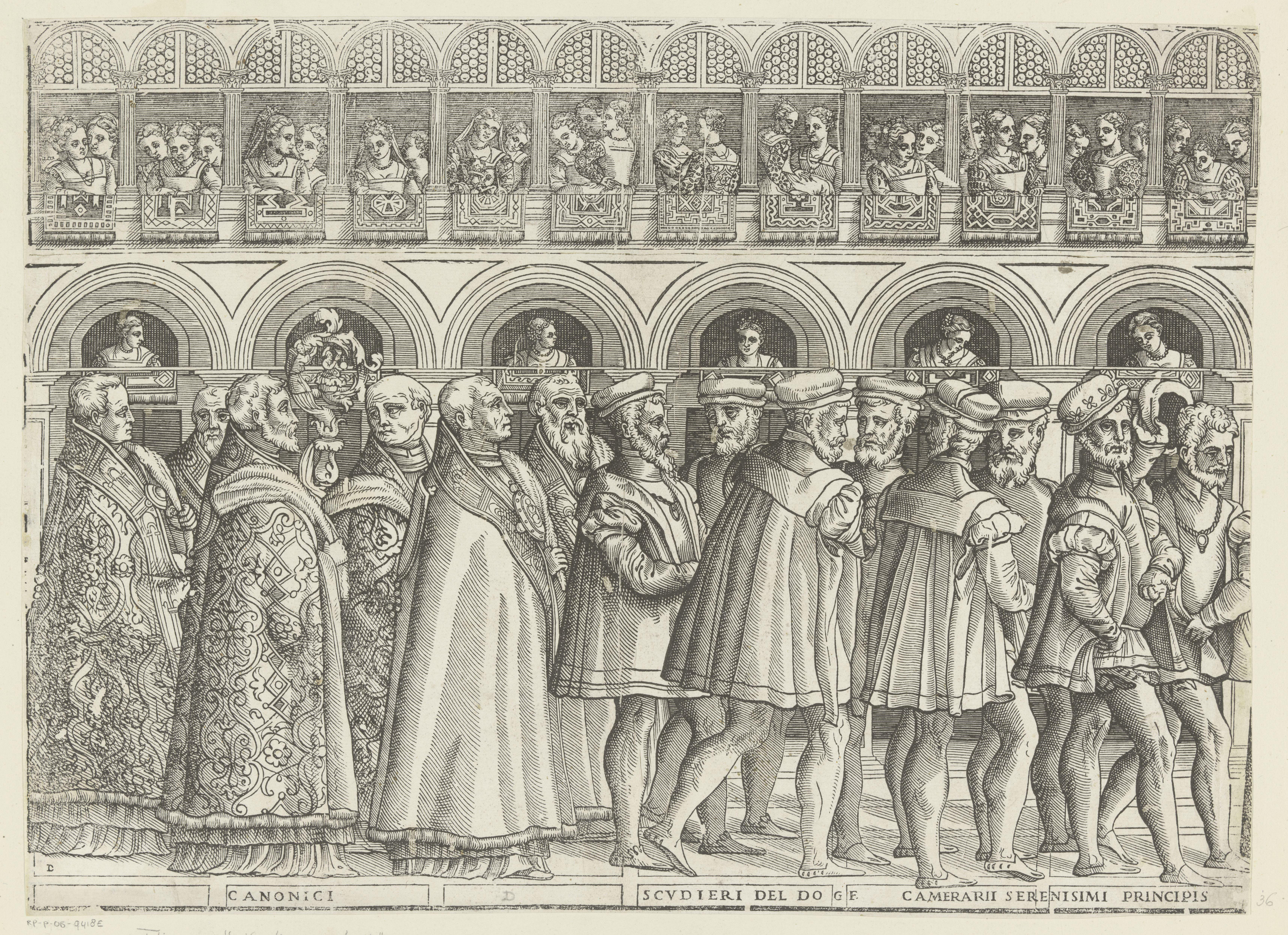 Processie van de doge van Venetië (vijfde deel)