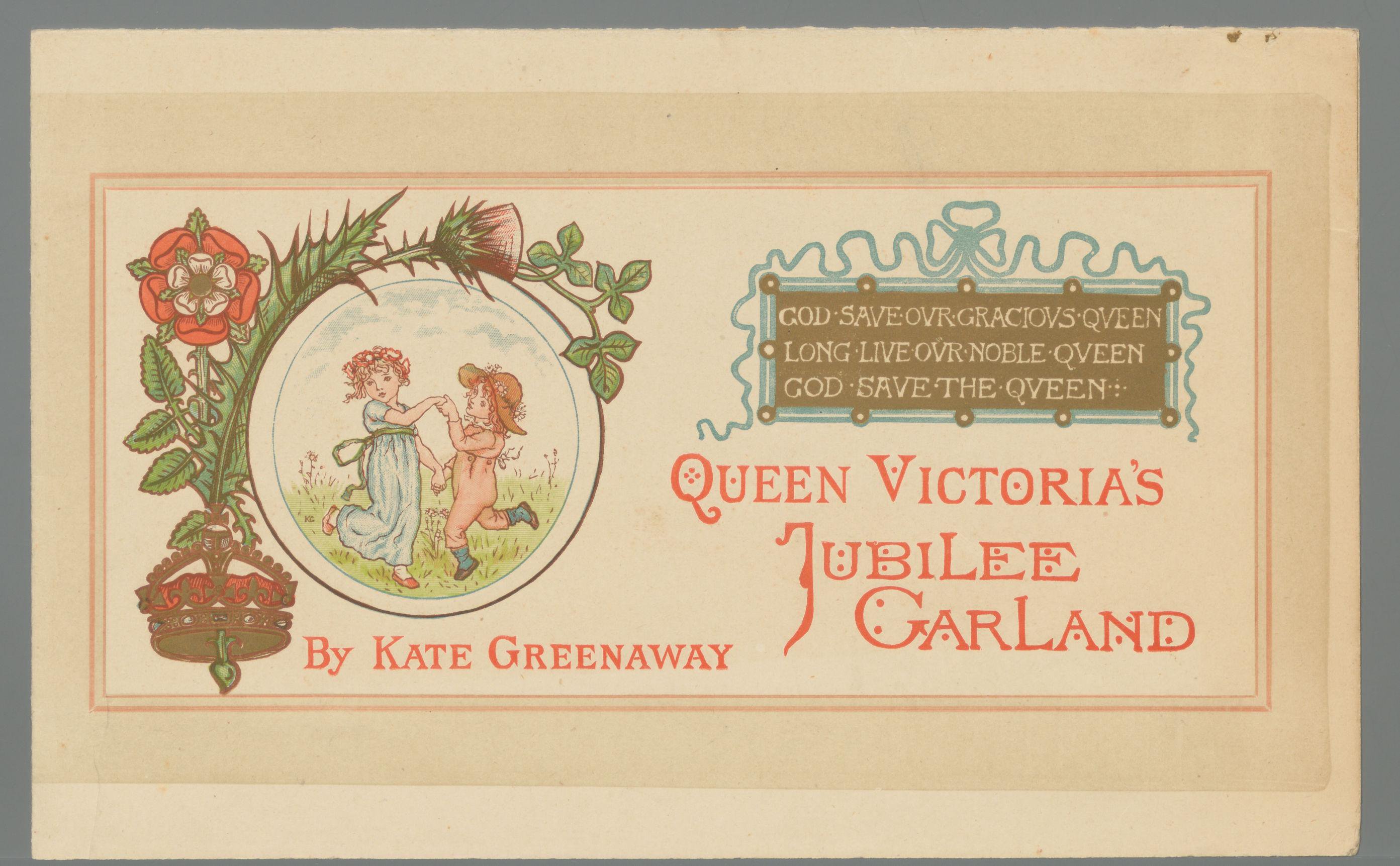 Omslag voor Queen Victoria's jubilee garland