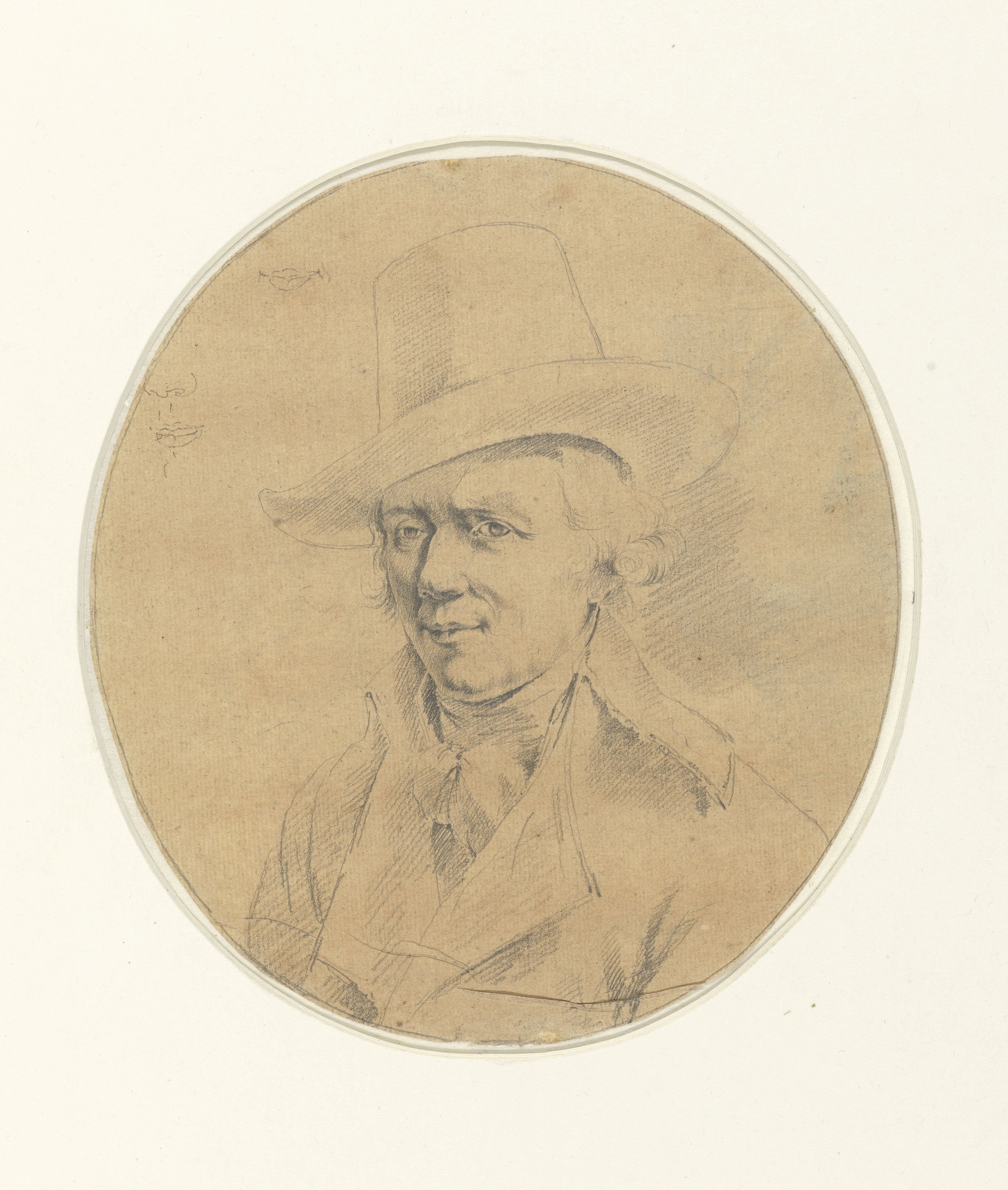 Zelfportret in ovaal