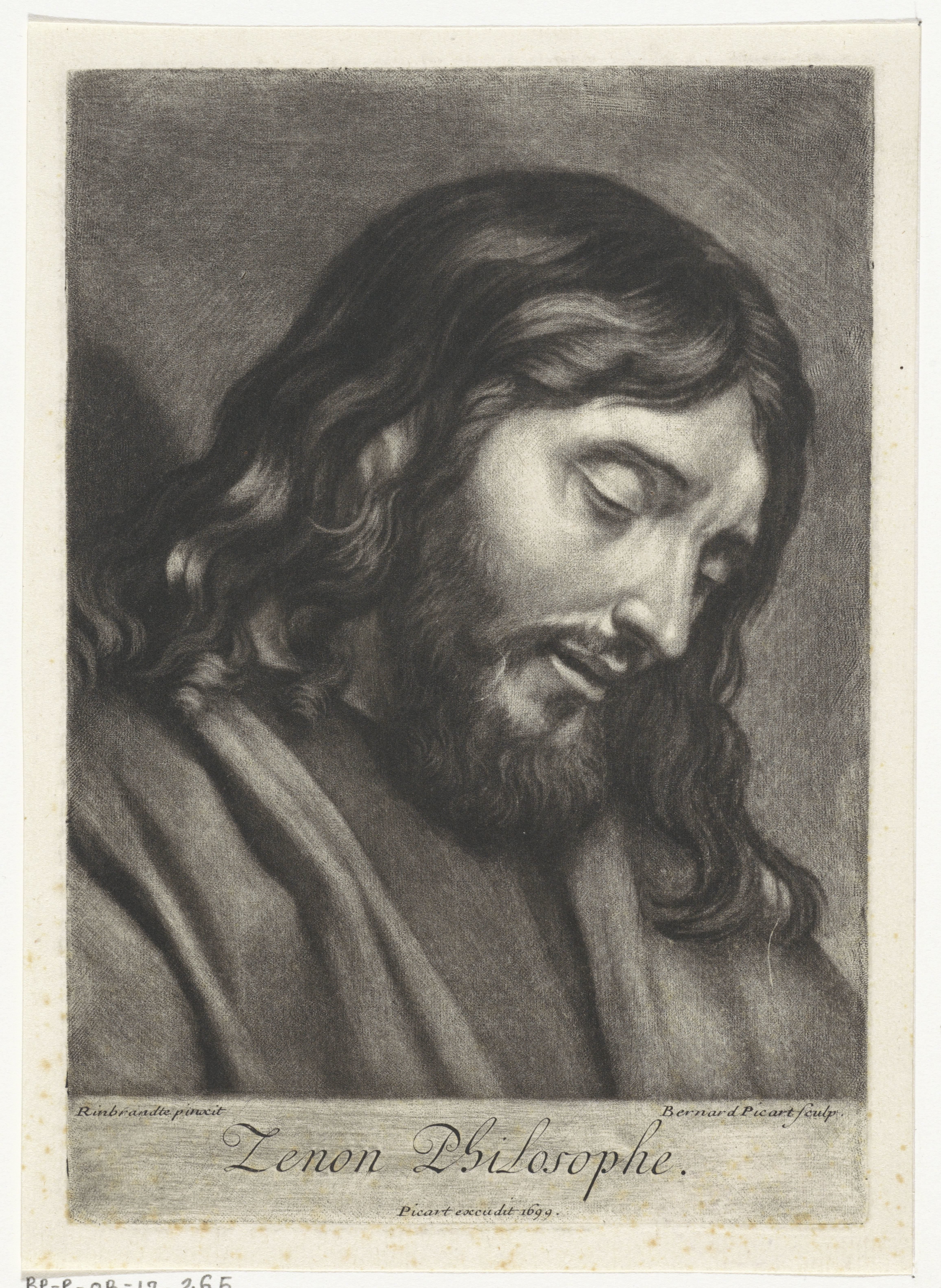 Portret van Zeno van Elea