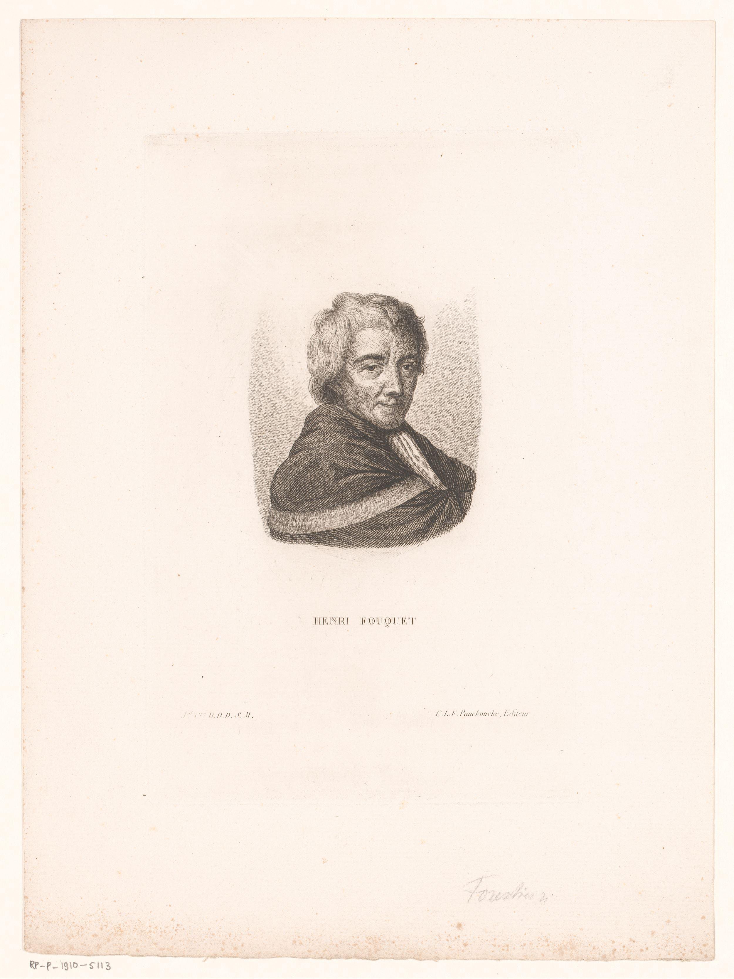 Portret van Henri Fouquet