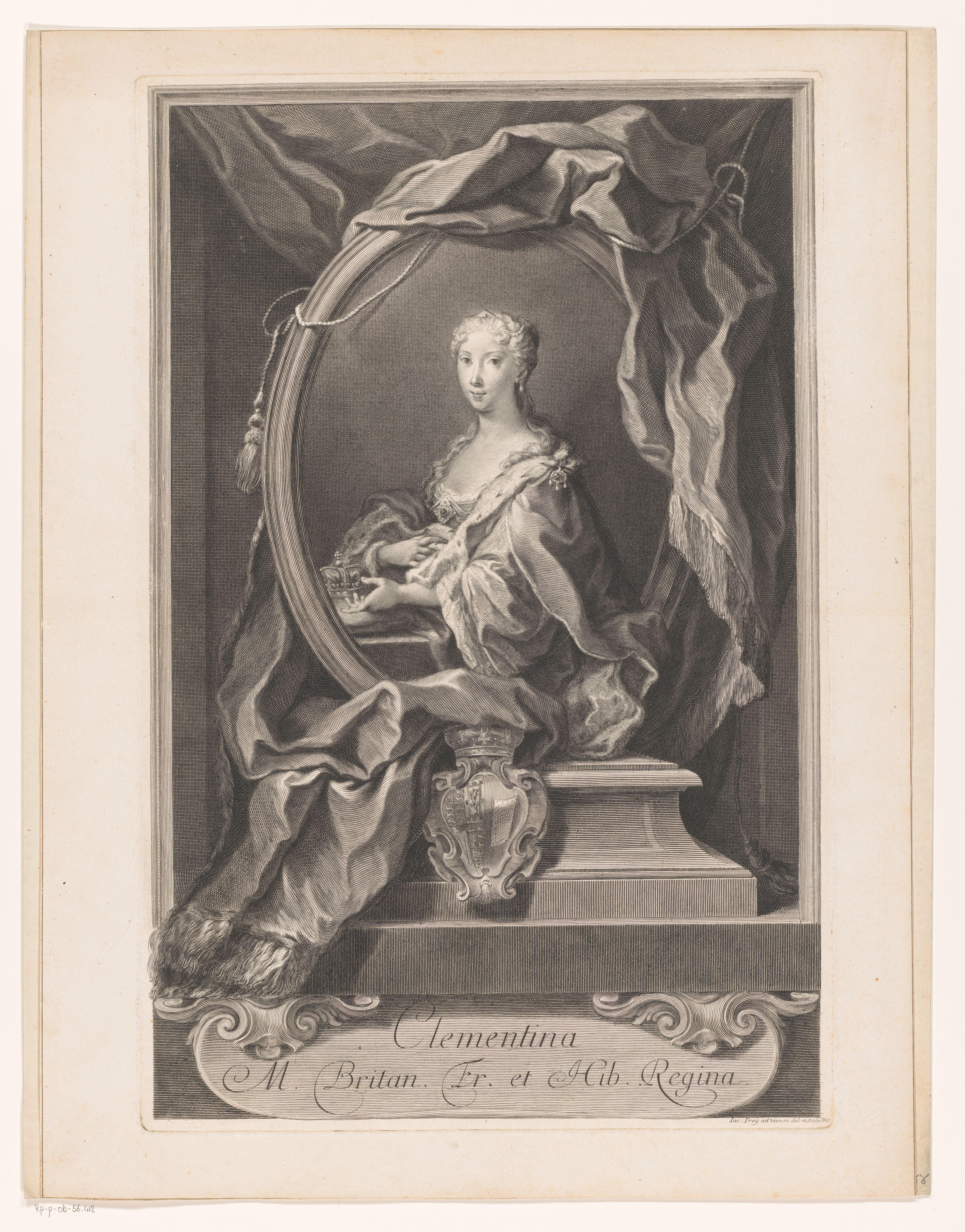 Portret van Maria Clementina Sobieska