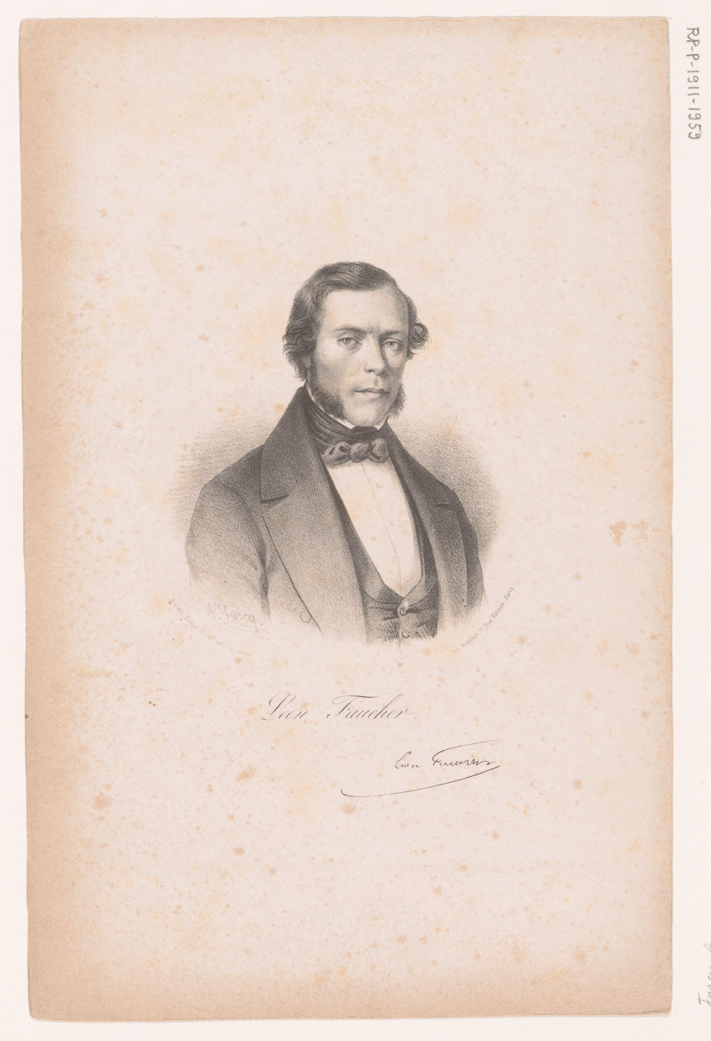 Portret van Léon Faucher