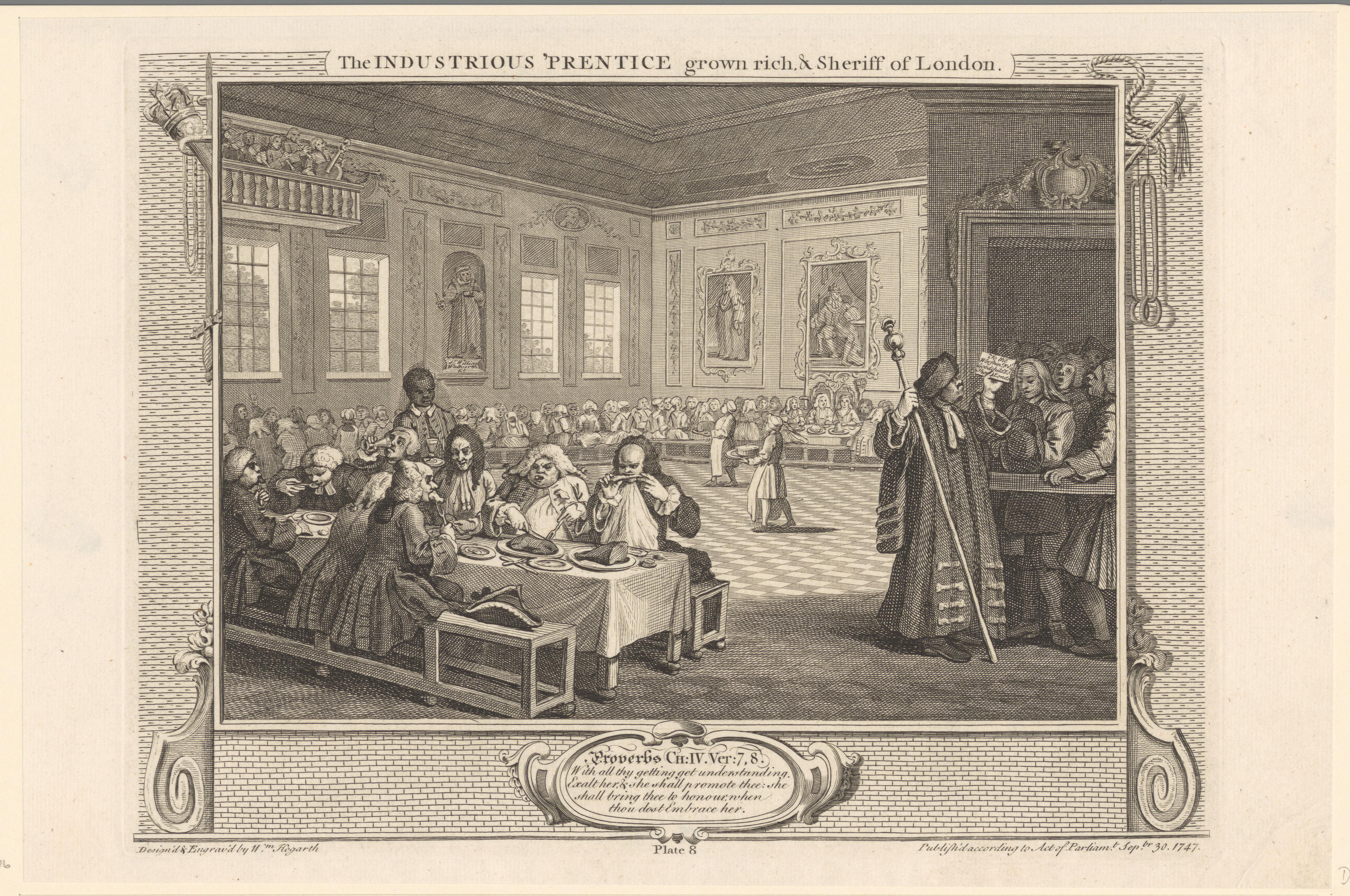 Banket in Fishmongers' Hall met Goodchild als Sheriff van Londen