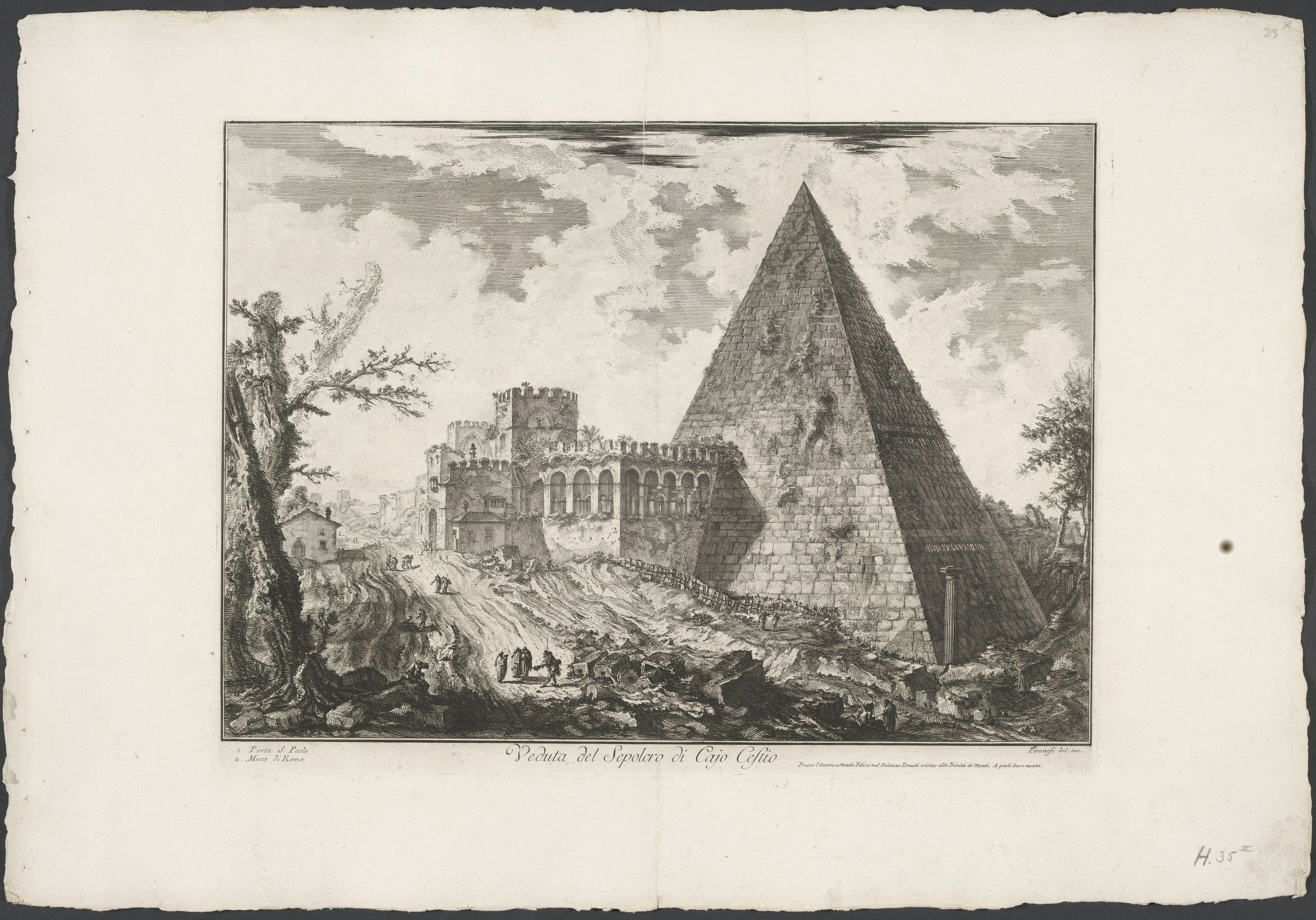 Piramide van Cestius te Rome