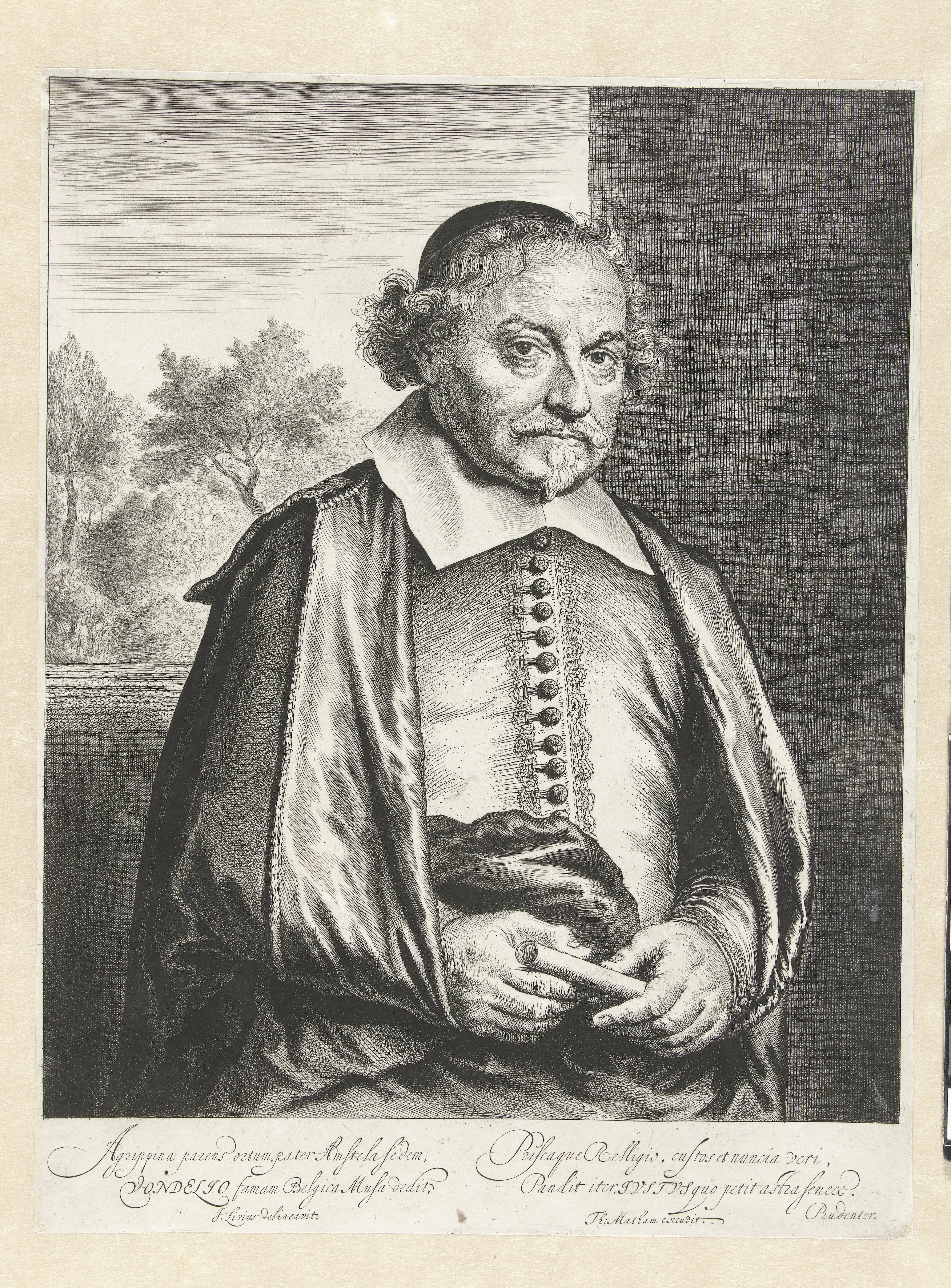 Portret van Joost van den Vondel