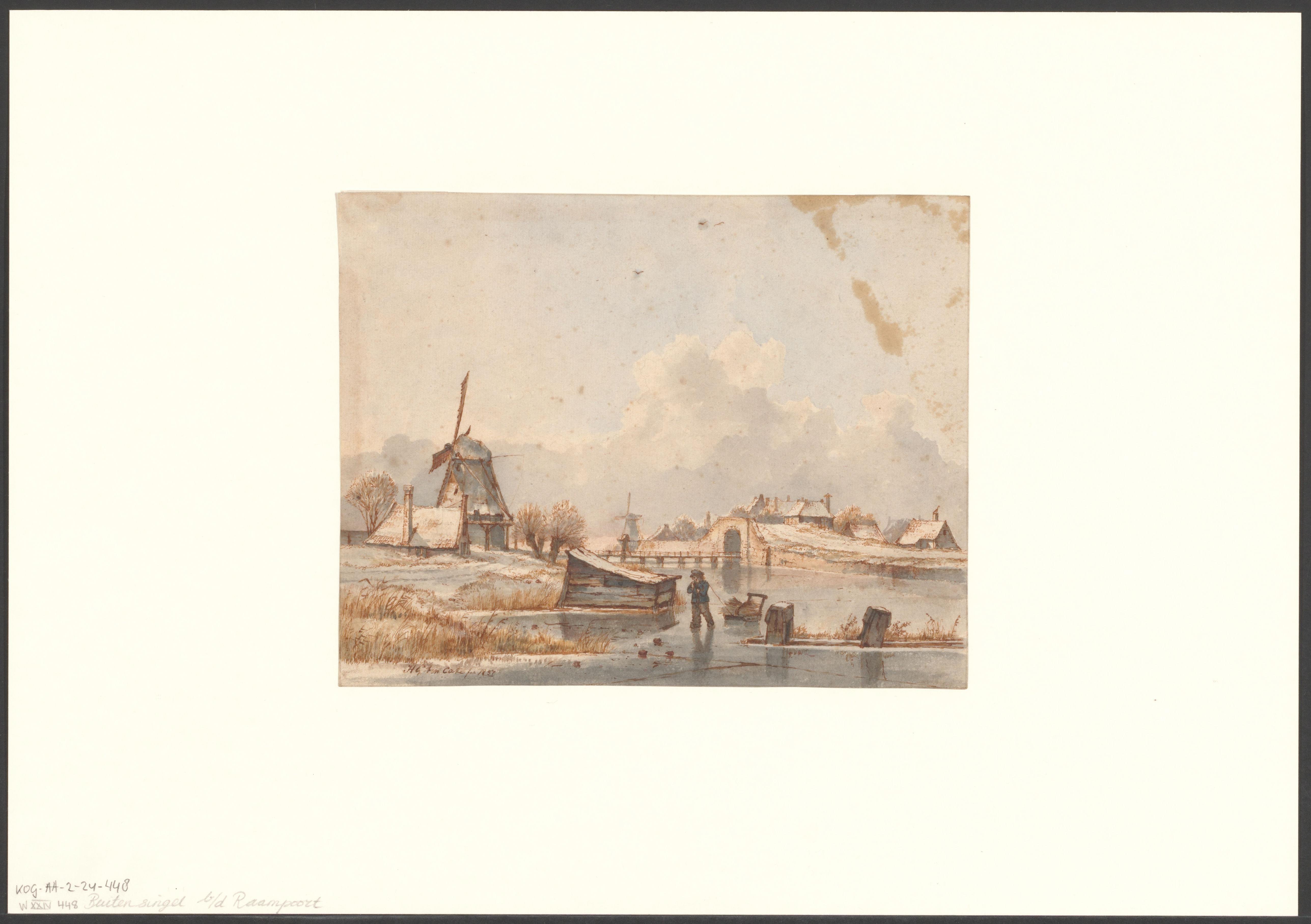 Gezicht op de Raampoort