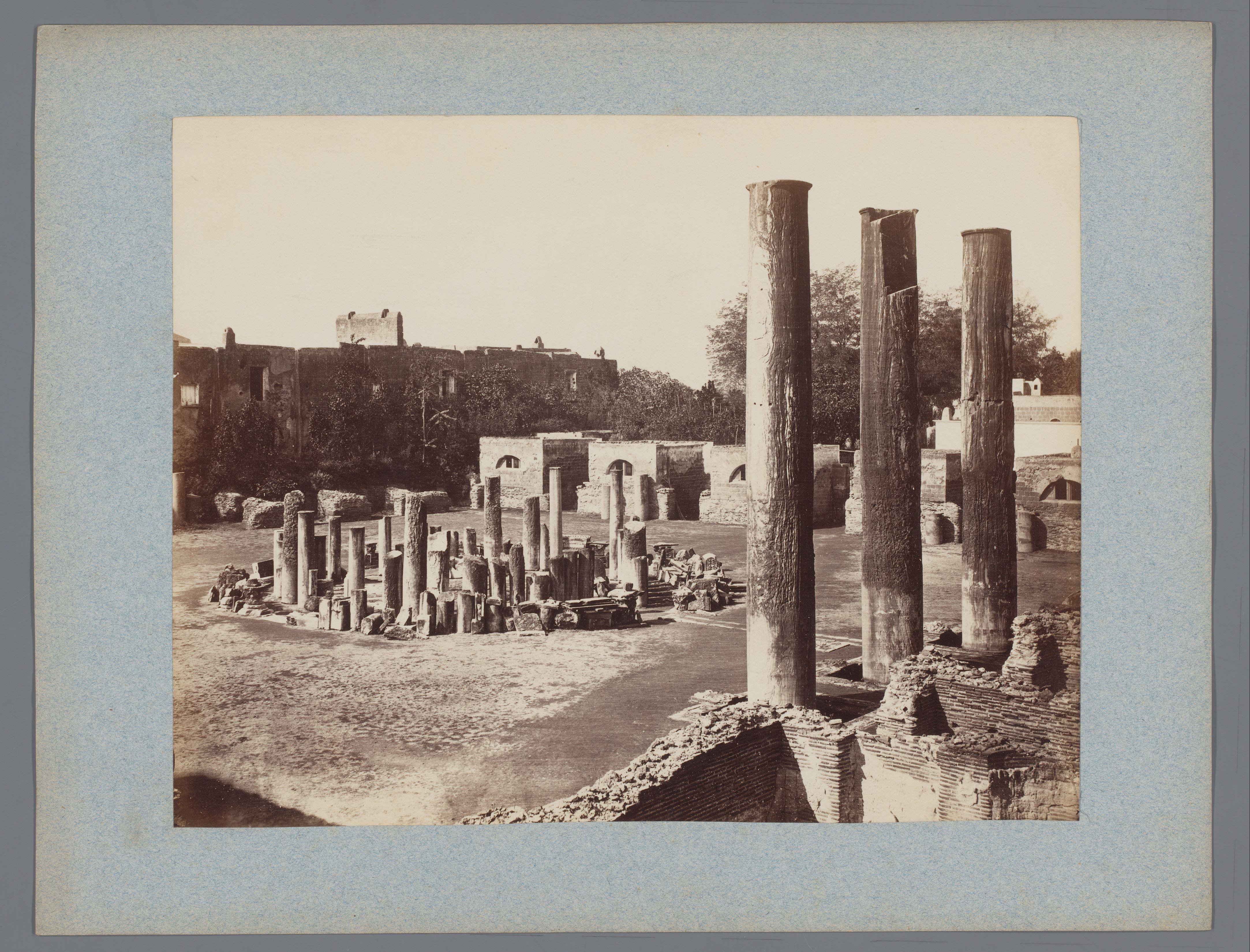 Ruïnes in Pozzuoli, Italië