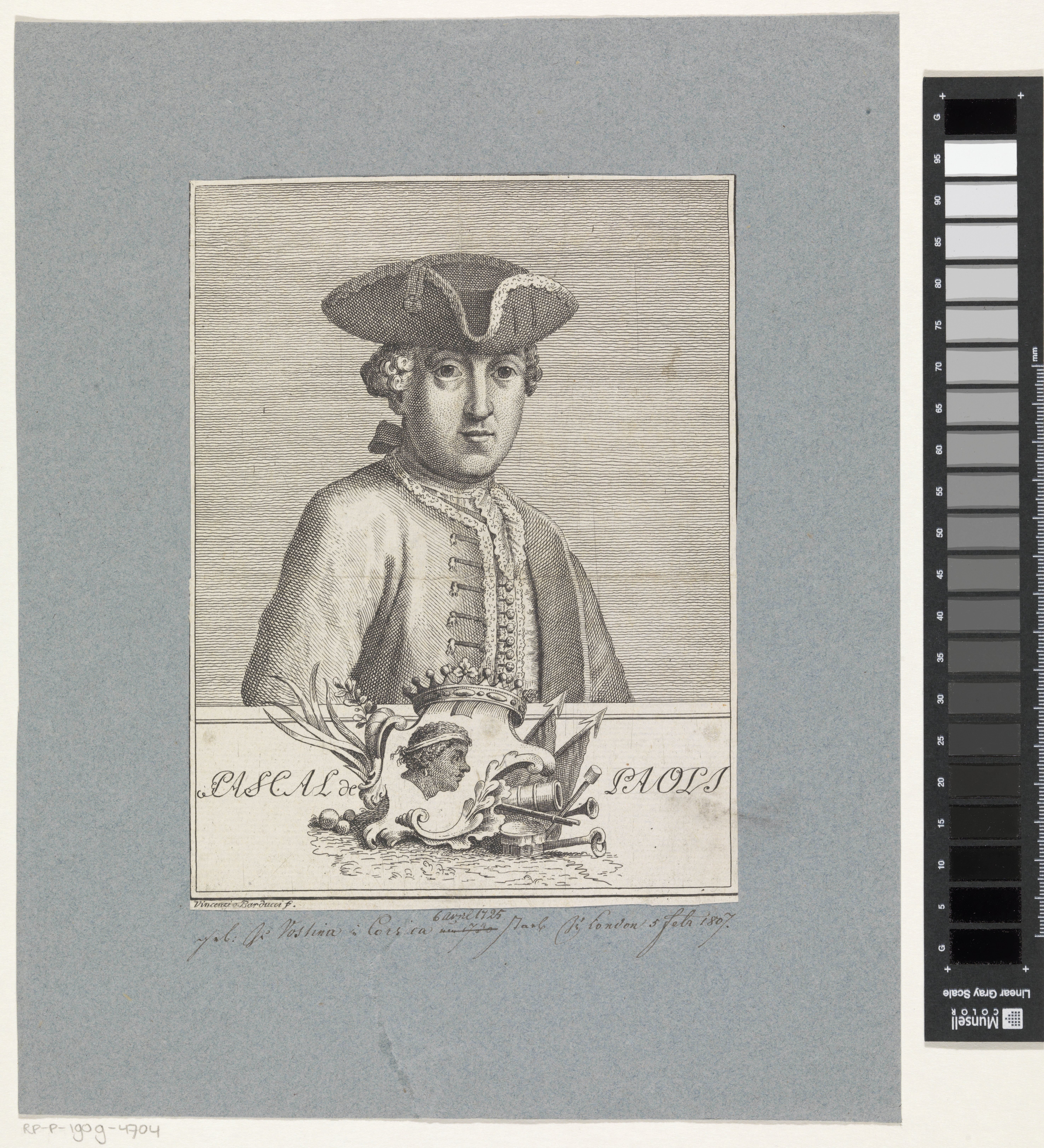 Portret van Pascal Paoli