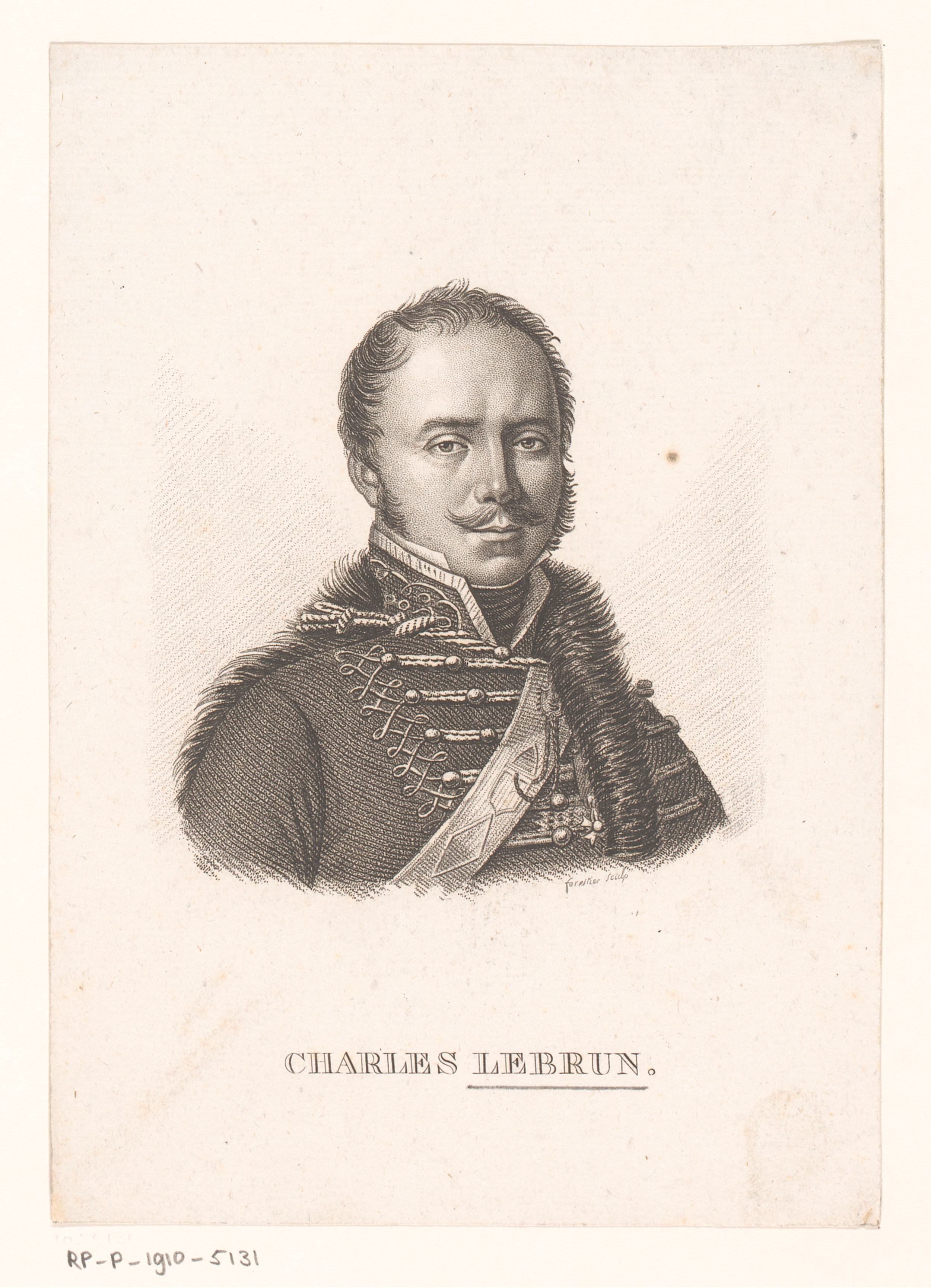 Portret van Anne-Charles Lebrun
