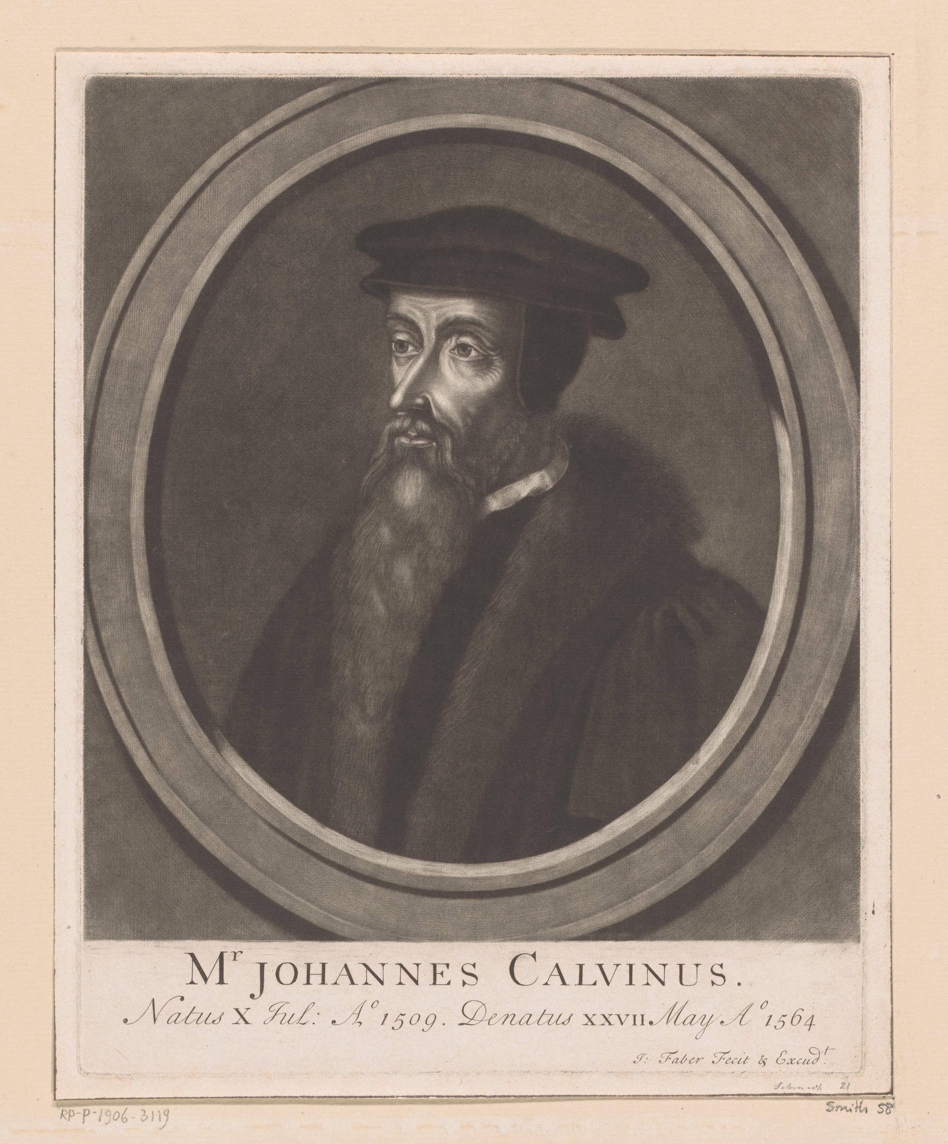 Portret van Johannes Calvijn