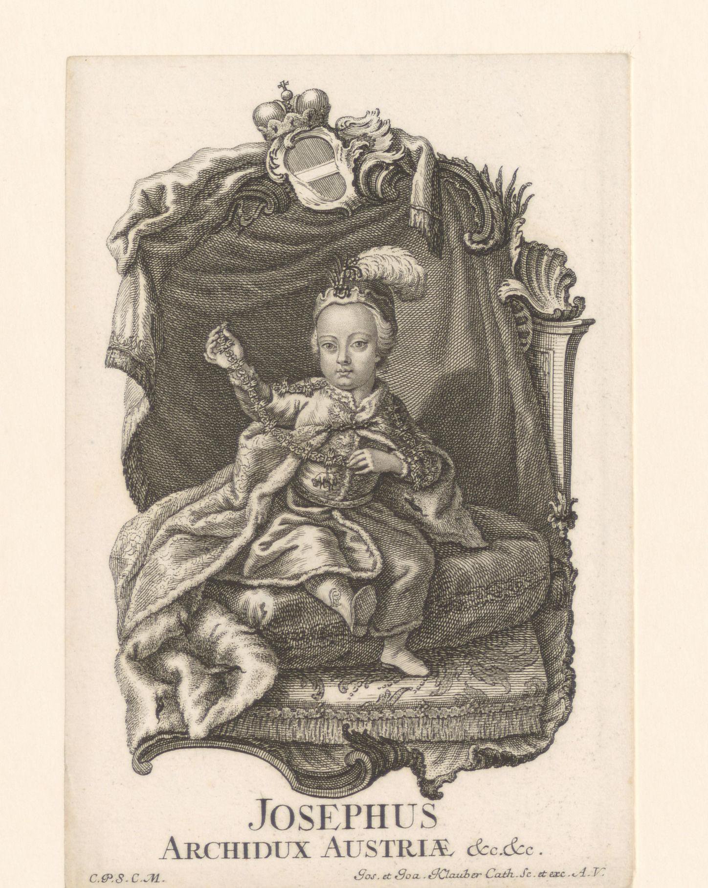 Portret van Karl Joseph von Habsburg-Lothringen