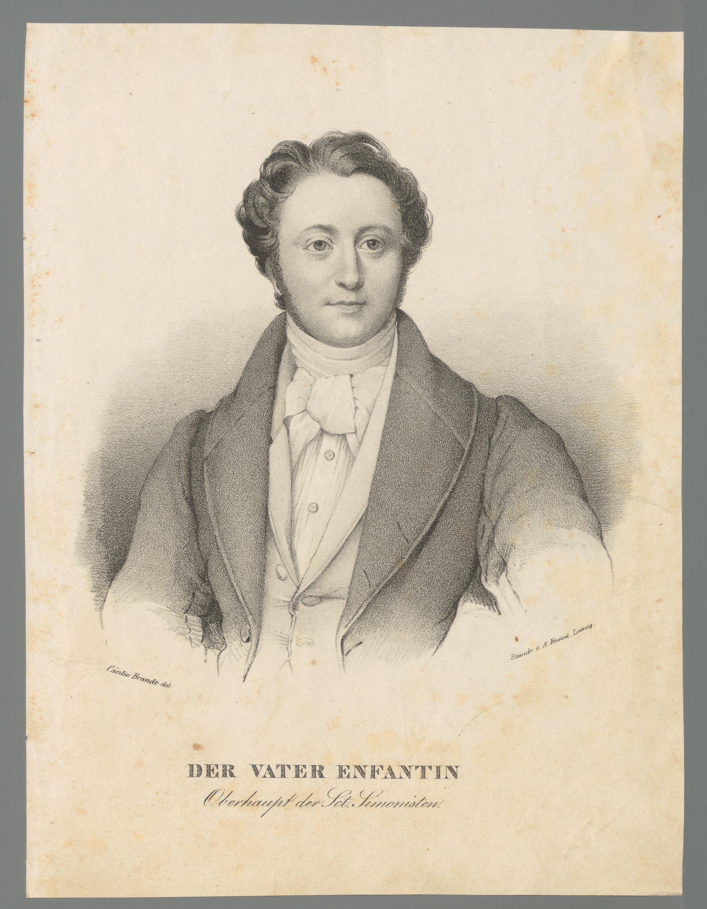 Portret van Barthélemy-Prosper Enfantin