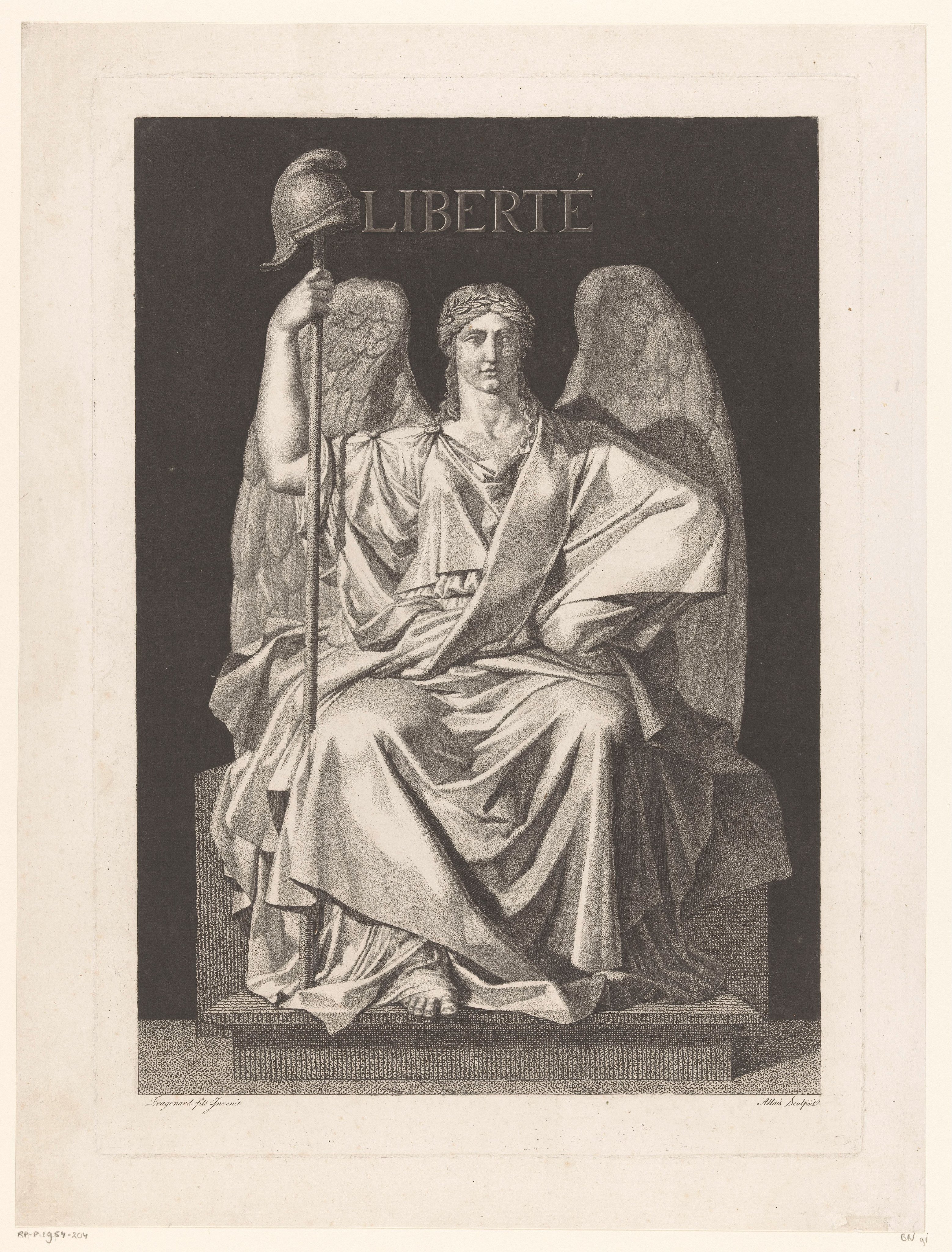 Allegorische verbeelding van de Vrijheid