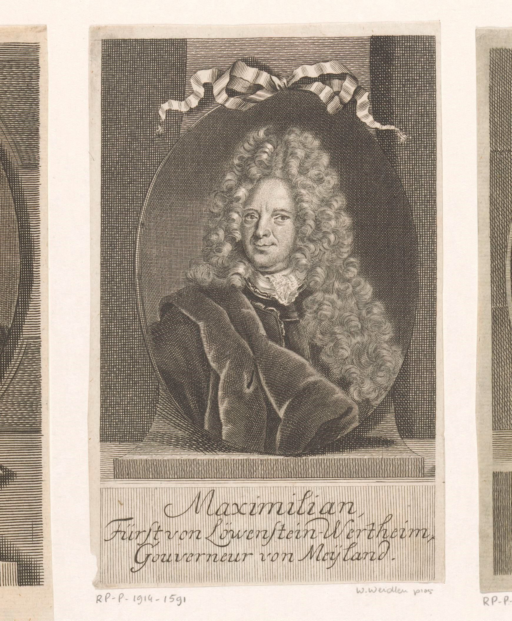 Portret van Maximilian, Fürst zu Löwenstein-Wertheim-Rochefort