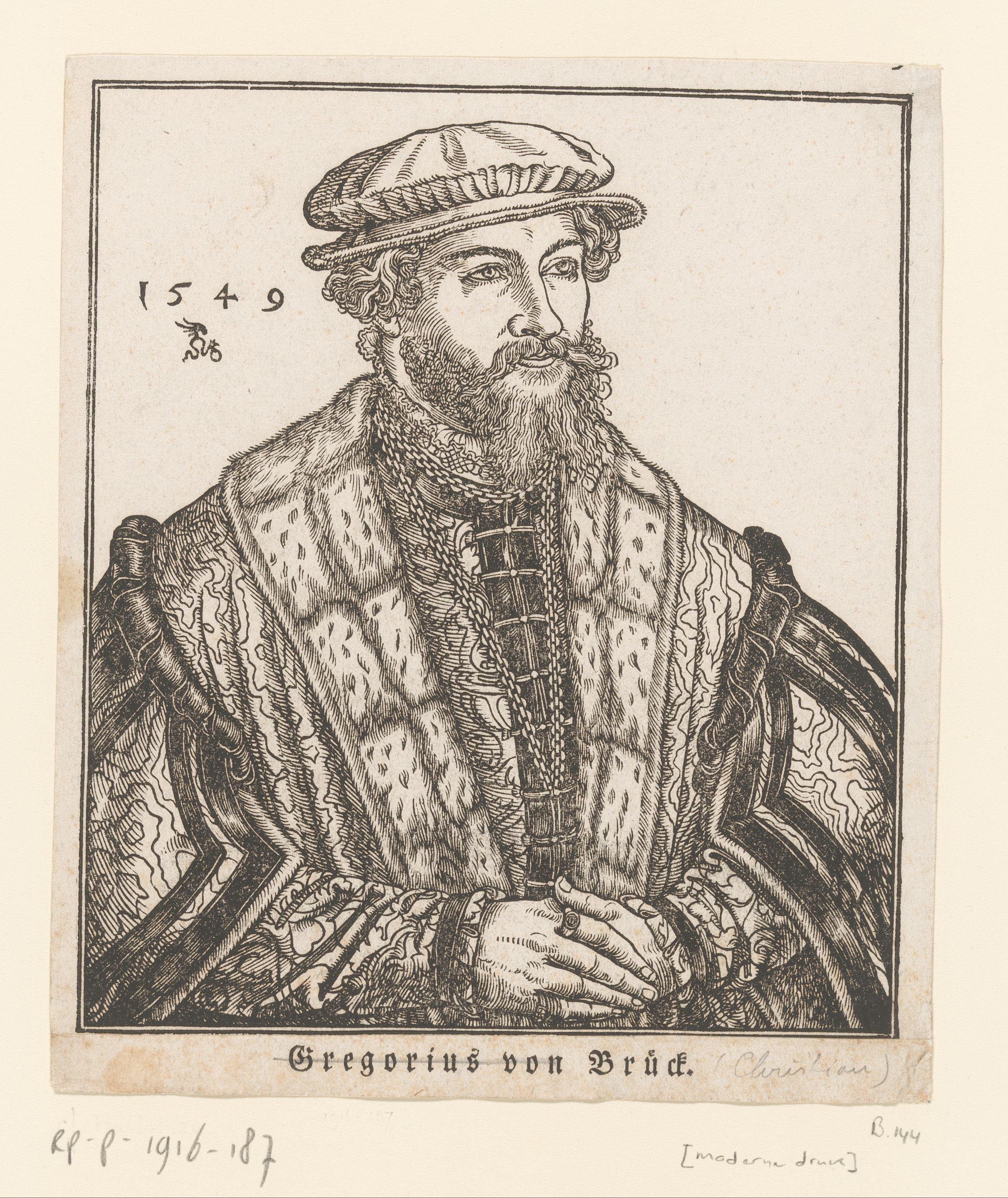 Portret van Christian Pontanus