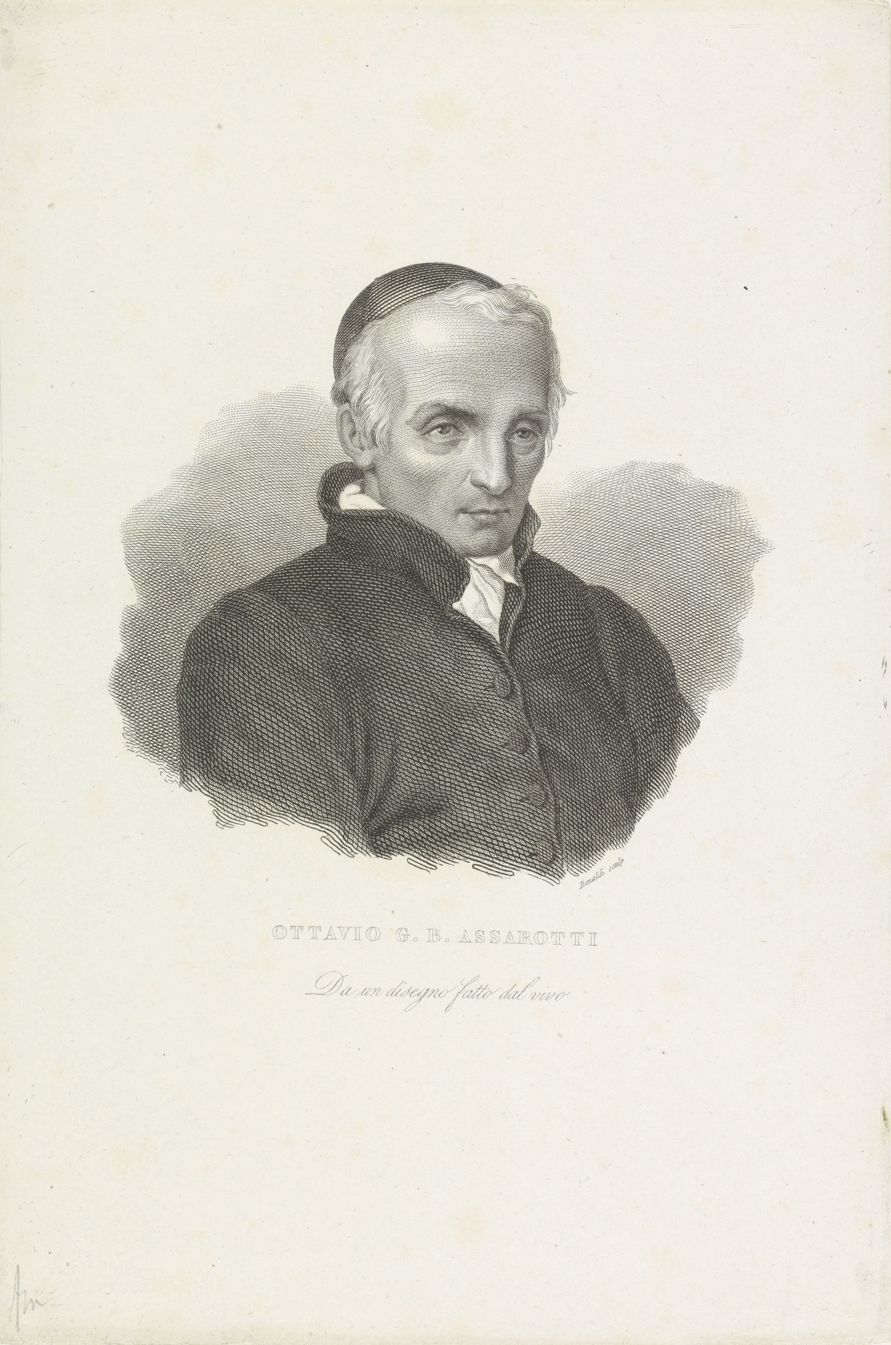 Portret van Ottavio Giovanni Battista Assarotti