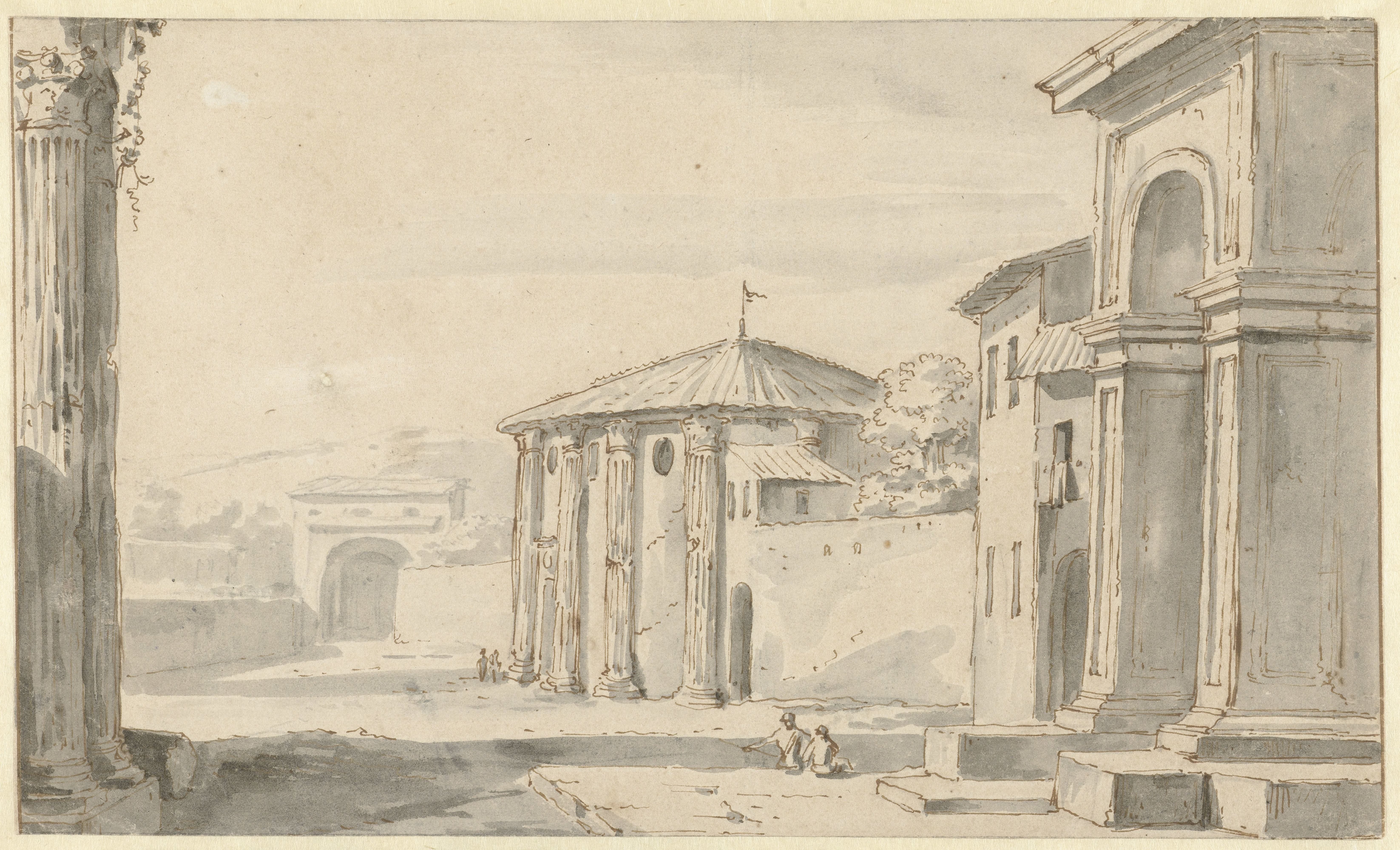 Gezicht te Rome