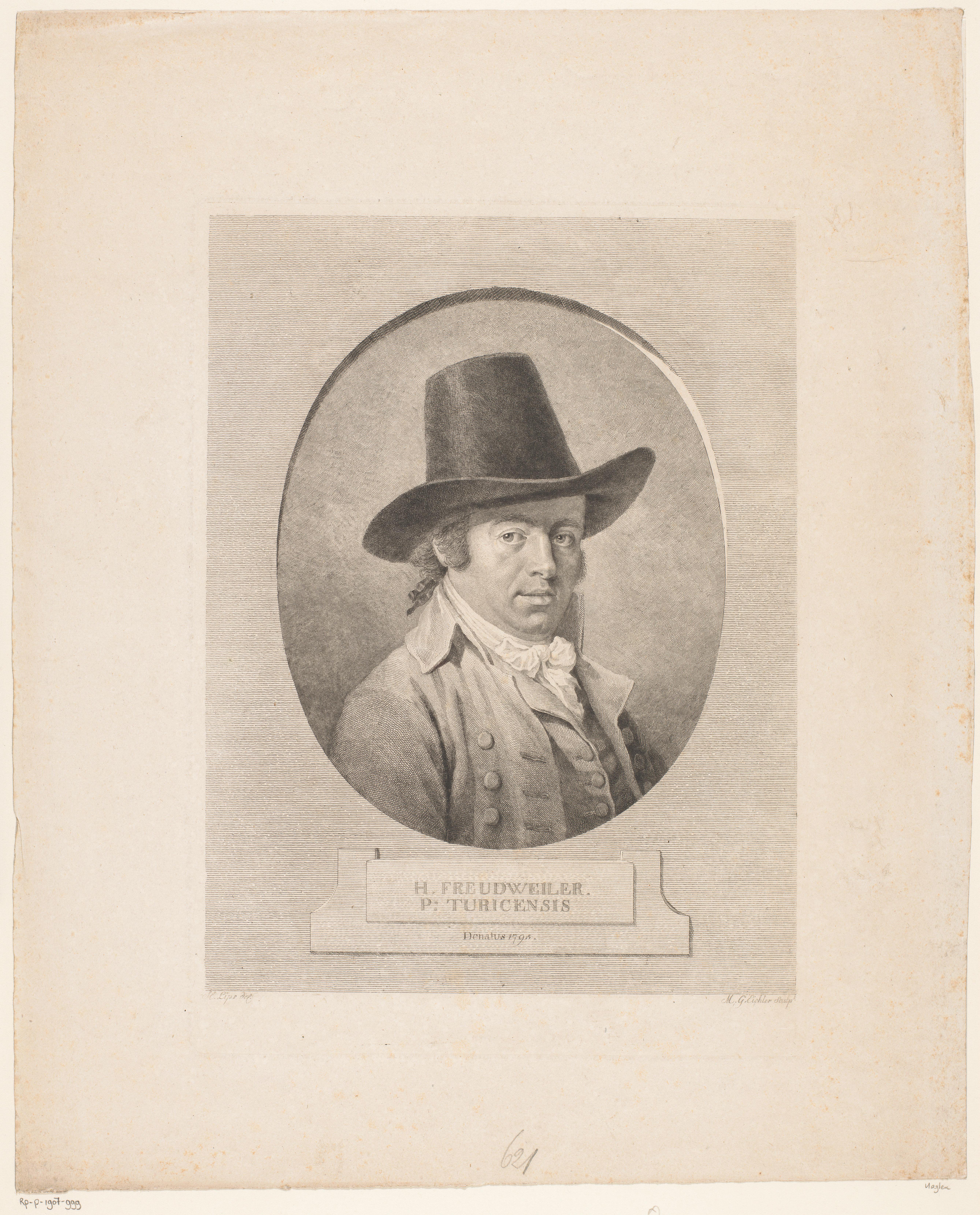 Portret van Heinrich Freudweiler