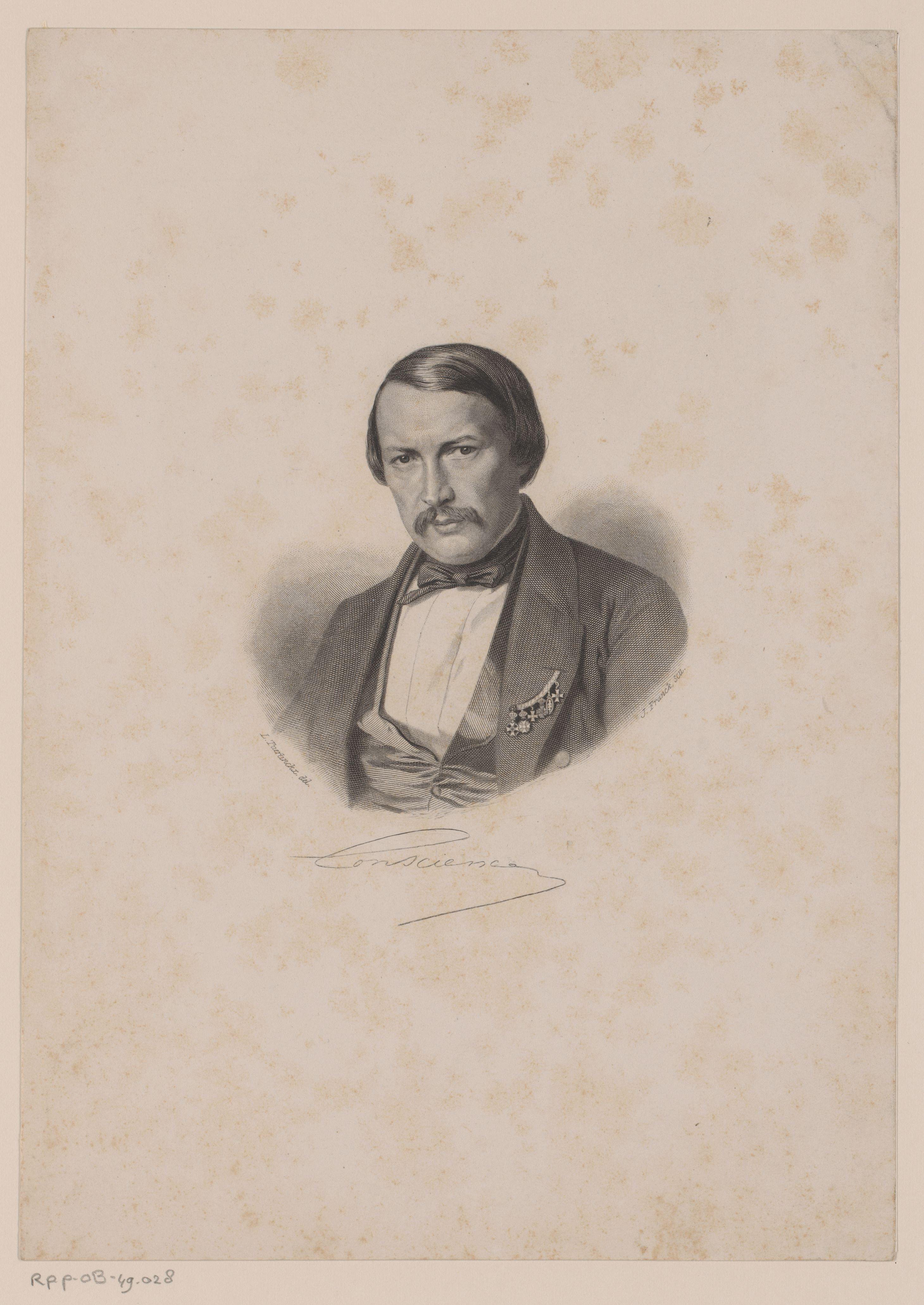 Portret van Hendrik Conscience