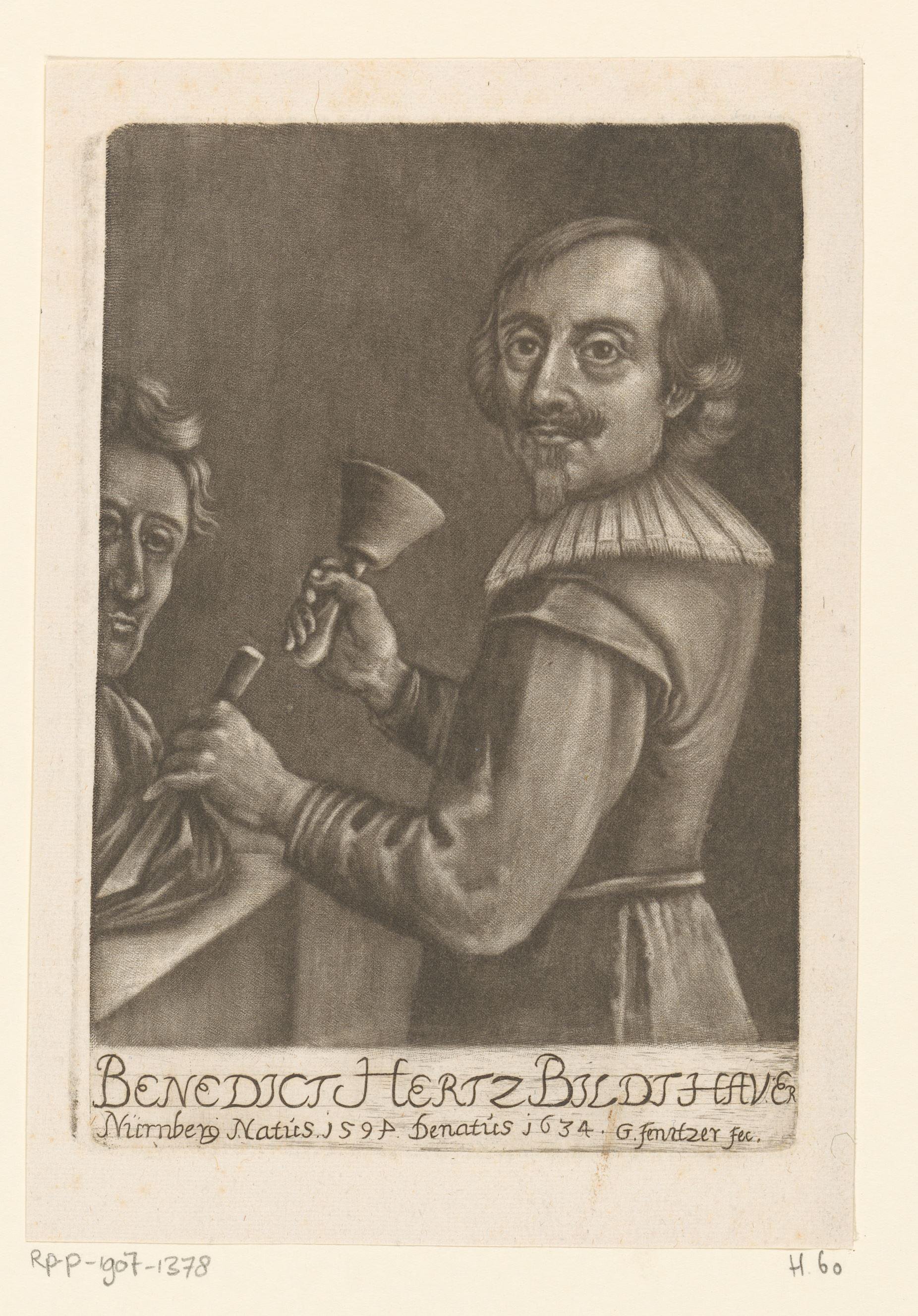 Portret van Benedikt Hertz