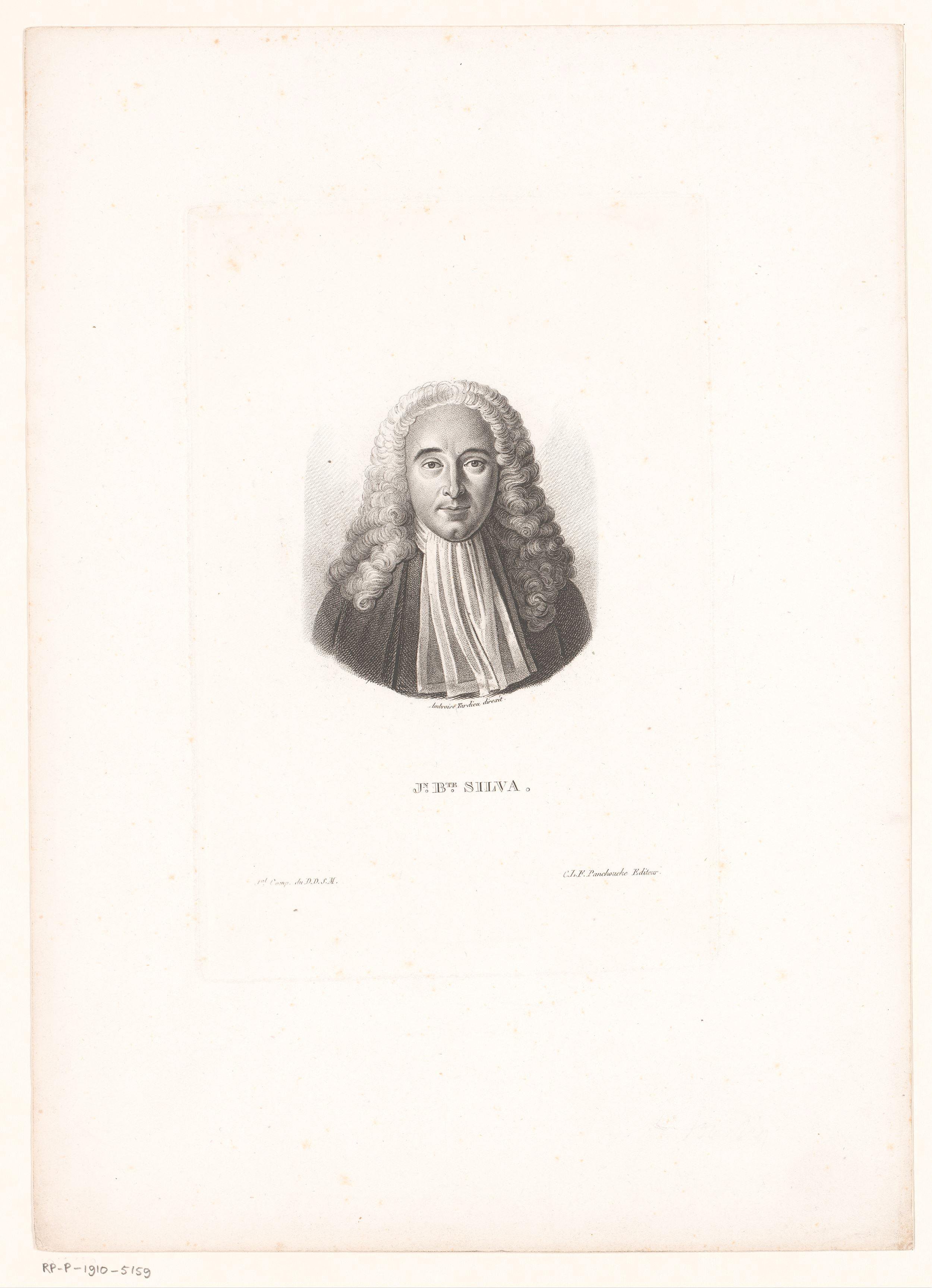 Portret van Jean-Baptiste Silva