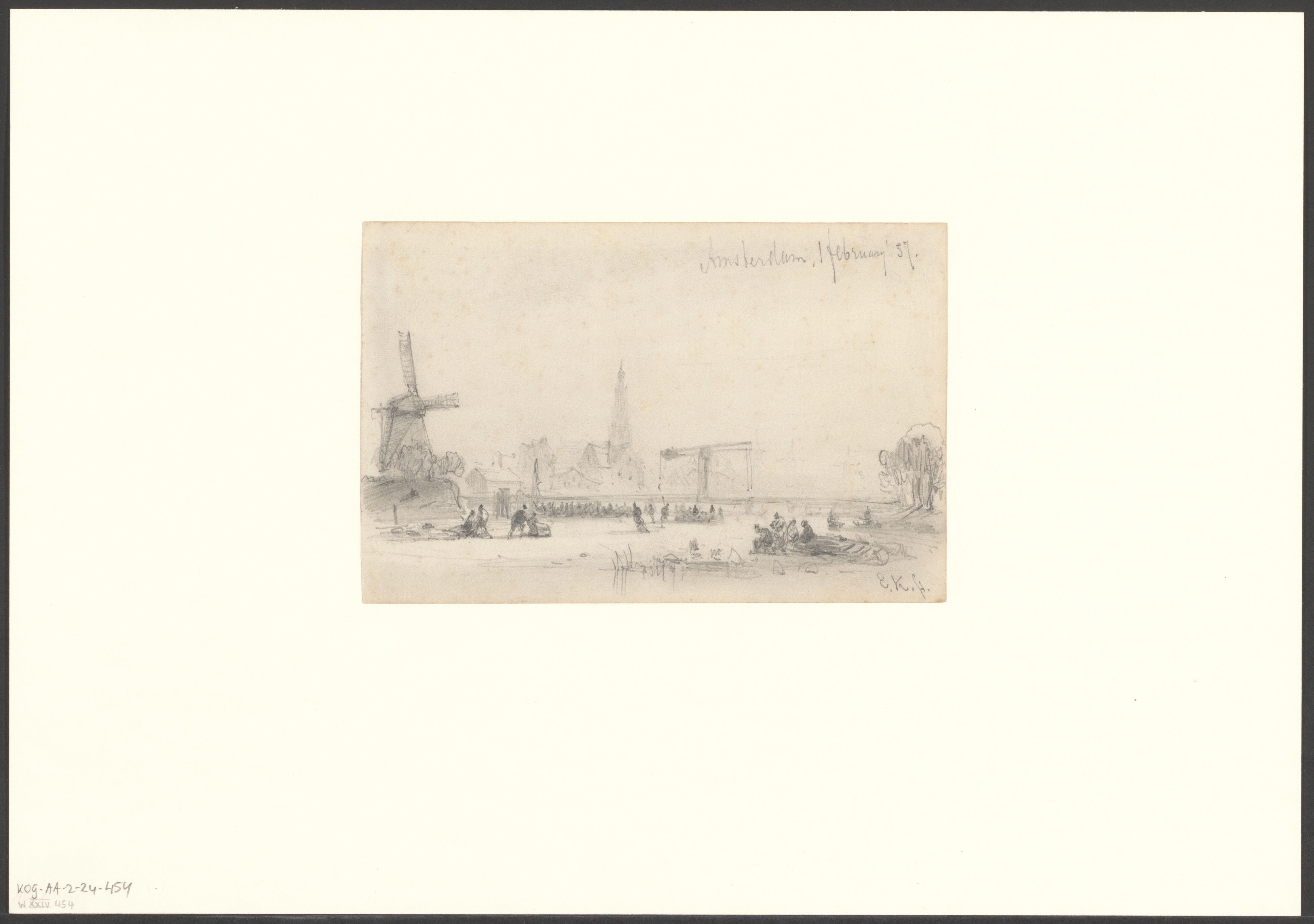 Gezicht op de Singelgracht en de Zaagmolenpoort