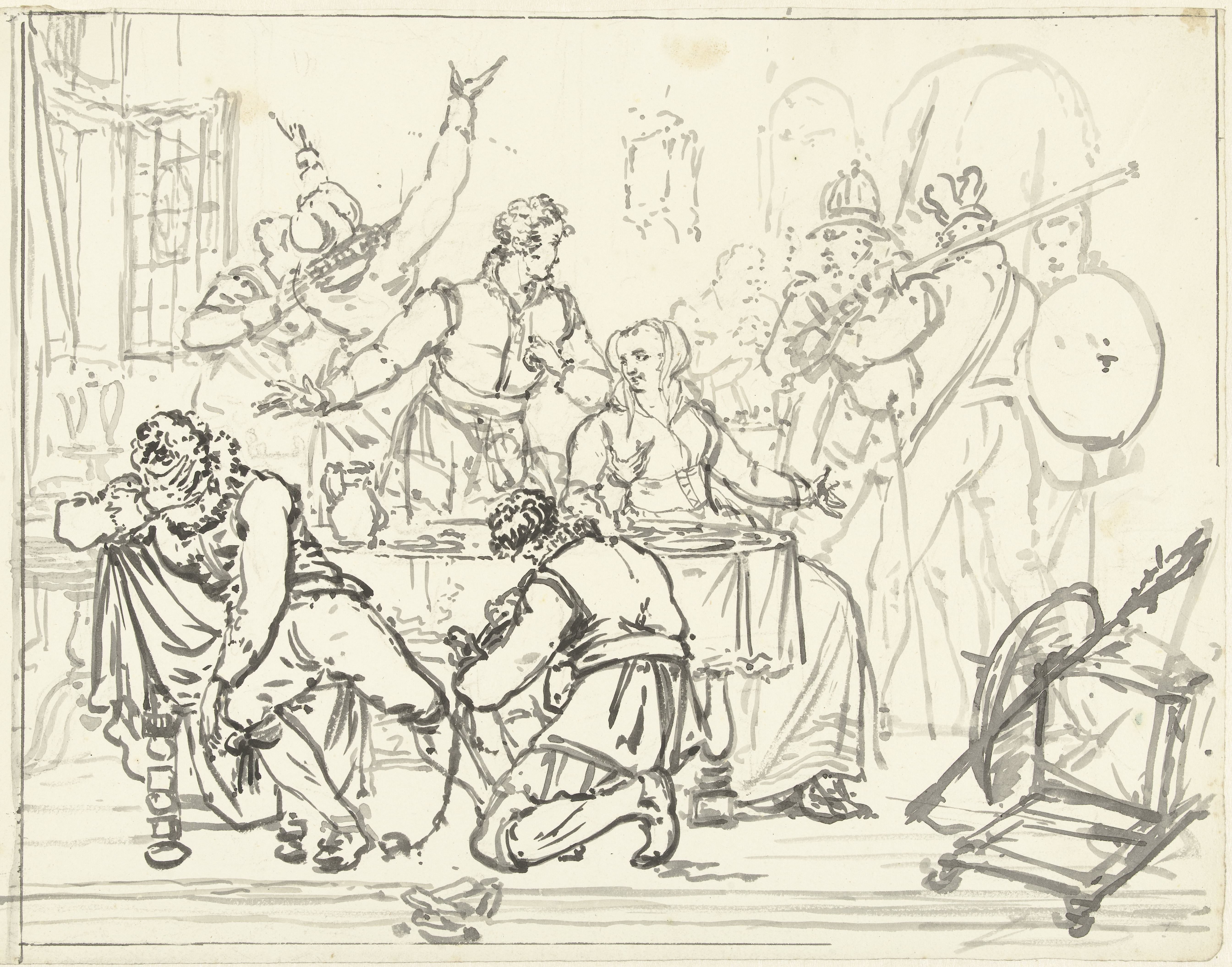 De arrestatie van Pieter Dirksz. Hasselaer