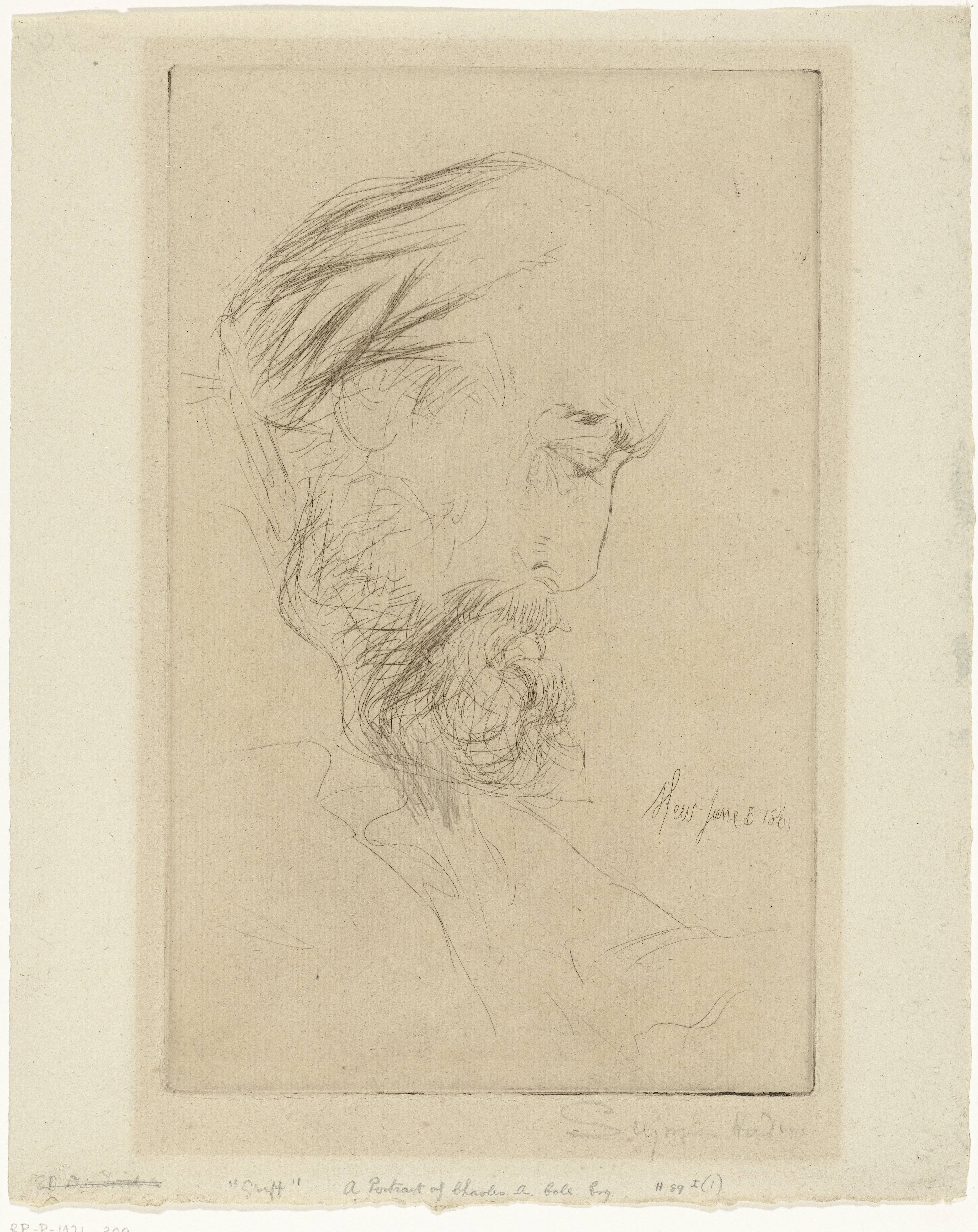 Portret van Charles Cole