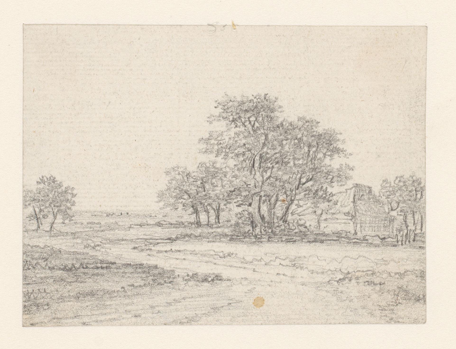 Boerderij in geboomte