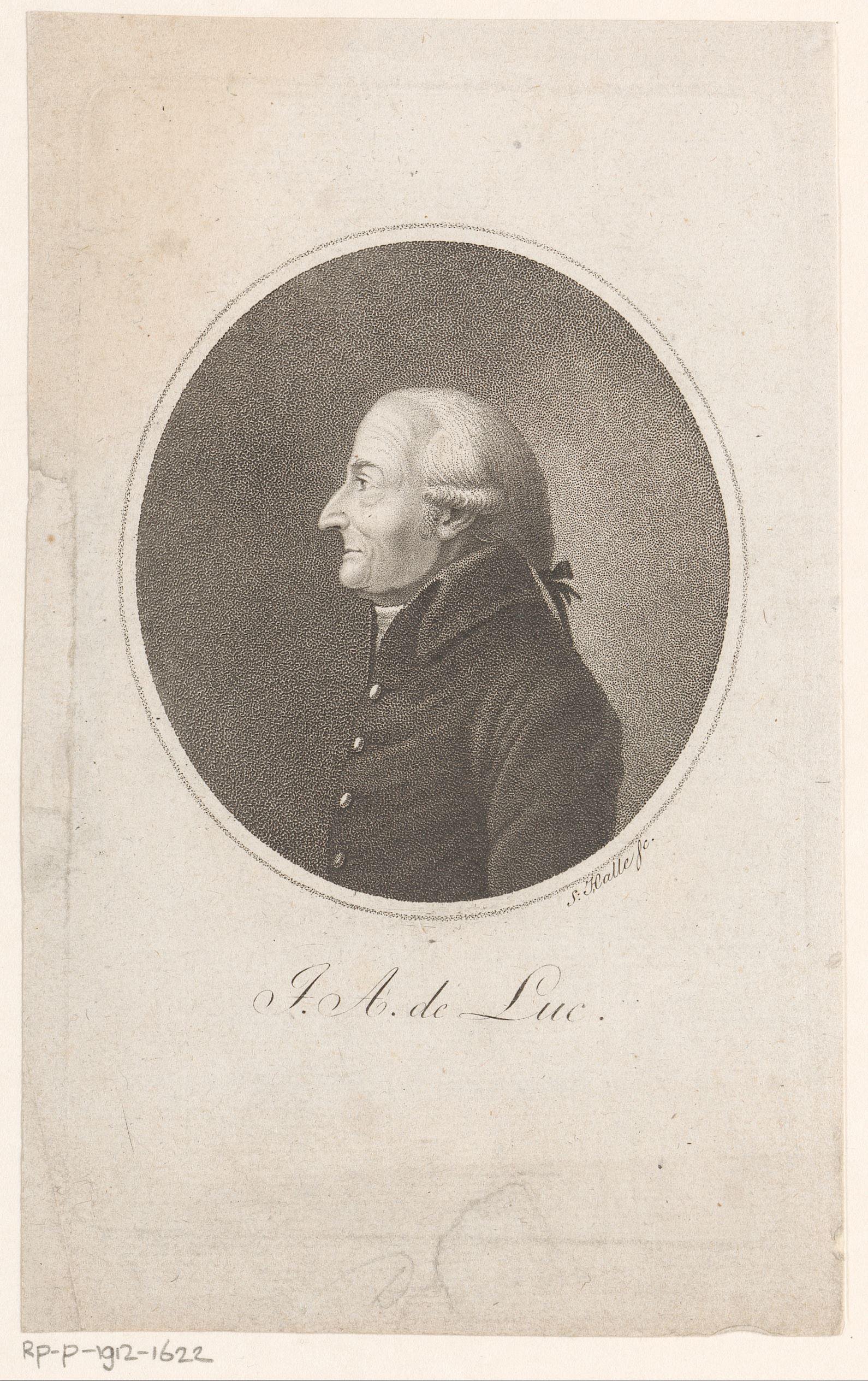 Portret van Jean André de Luc